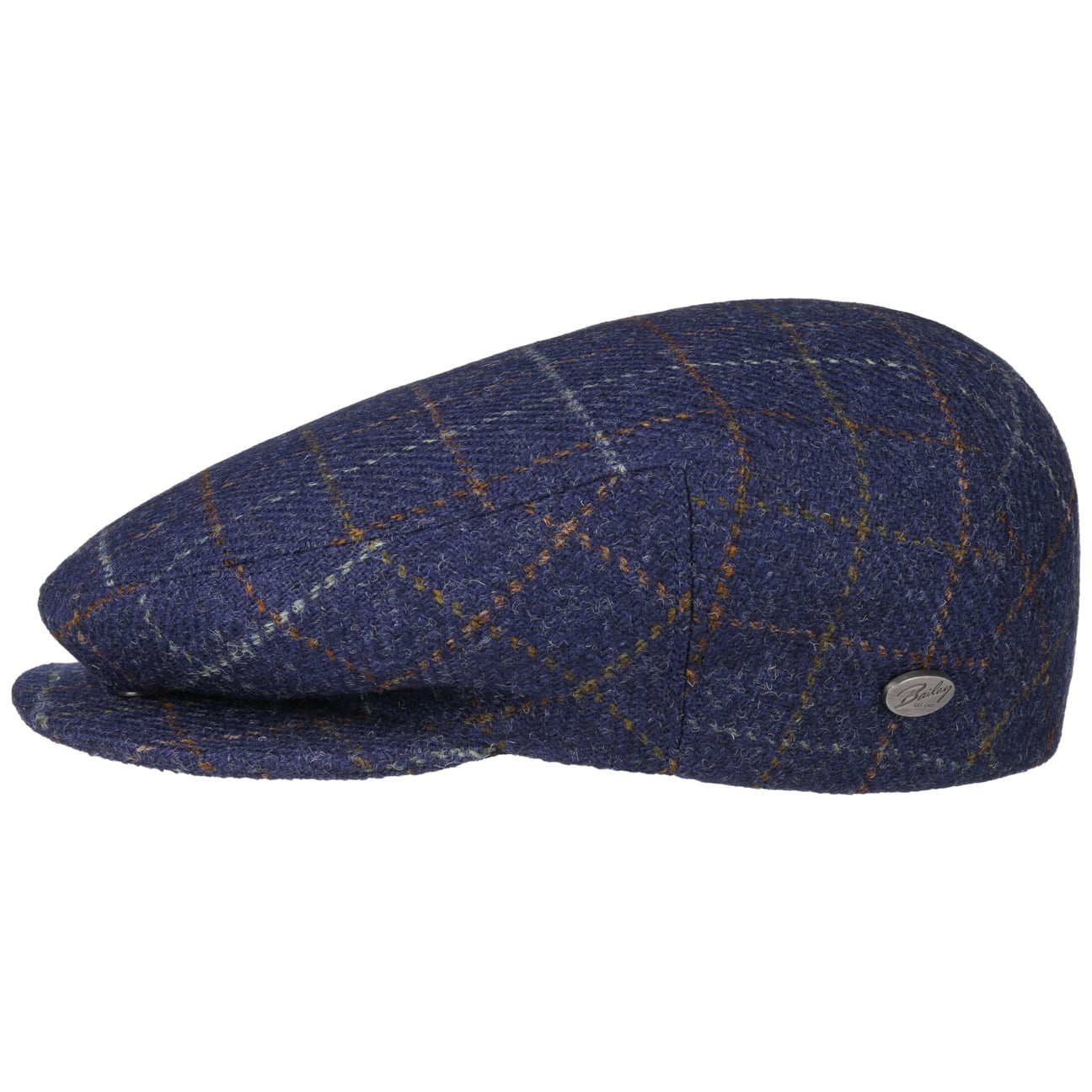 Bailey 1922 Lord Windowpane Plaid Flat Cap - Classic Wool Ivy Hat for Men | Perfect for Outdoor Activities, Golf, and Casual Wear