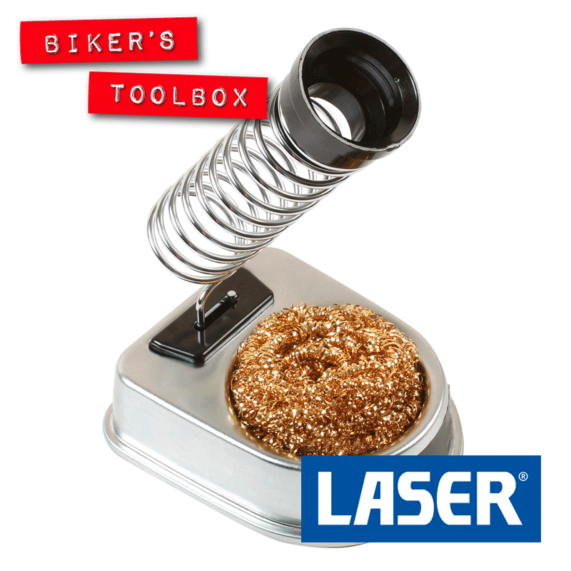 Professional Soldering Iron Stand with Brass Tip Cleaner - Heat-Resistant & Stable Holder for Soldering Tools - Perfect for Electronics Repair, DIY Projects, and Jewelry Making