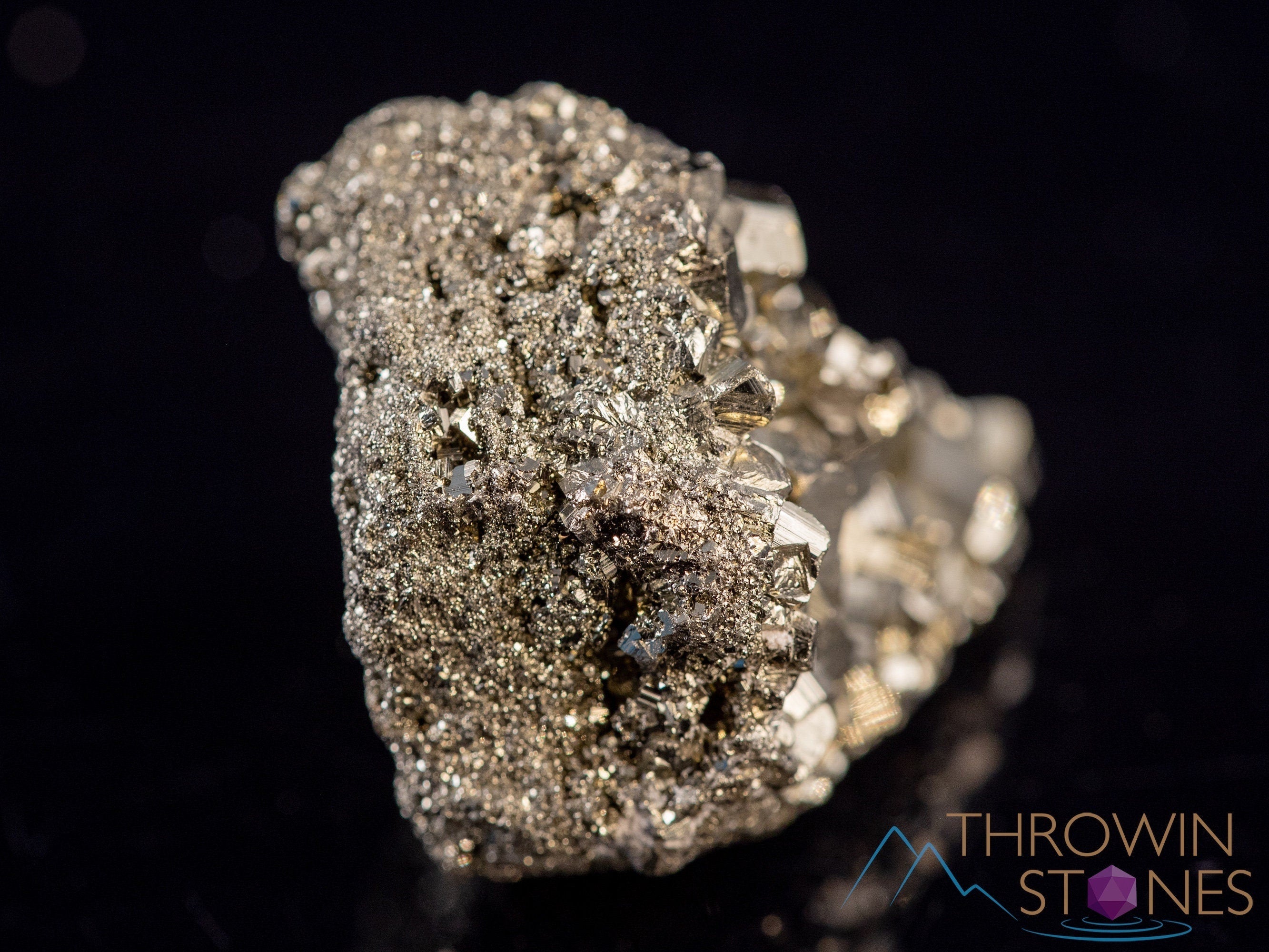 Natural Pyrite Raw Crystal Cluster - Healing Stone for Home Decor, Feng Shui, Meditation & Housewarming Gift | Perfect for Office Desk, Living Room & Spiritual Space