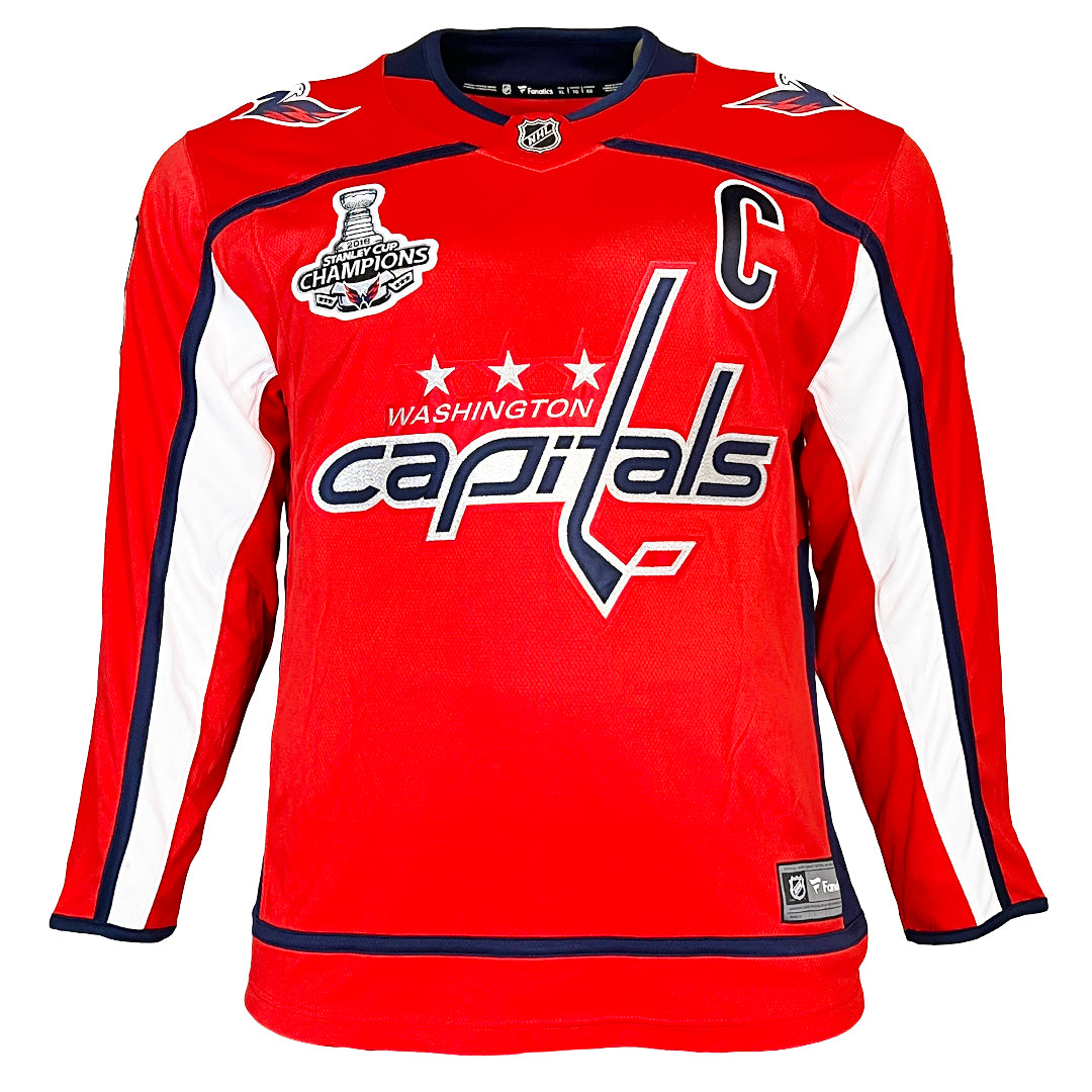 **Alexander Ovechkin Autographed Washington Capitals Red Hockey Jersey with Stanley Cup Patch - JSA Certified Authentic - Perfect for Collectors & Game Day**