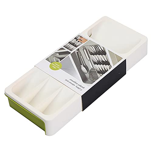 Multi-Functional Knife and Fork Storage Box - Beige Kitchen Organizer for Utensils, Lunch Spoons & Cutlery | Perfect for Home, Office, and Picnic Use