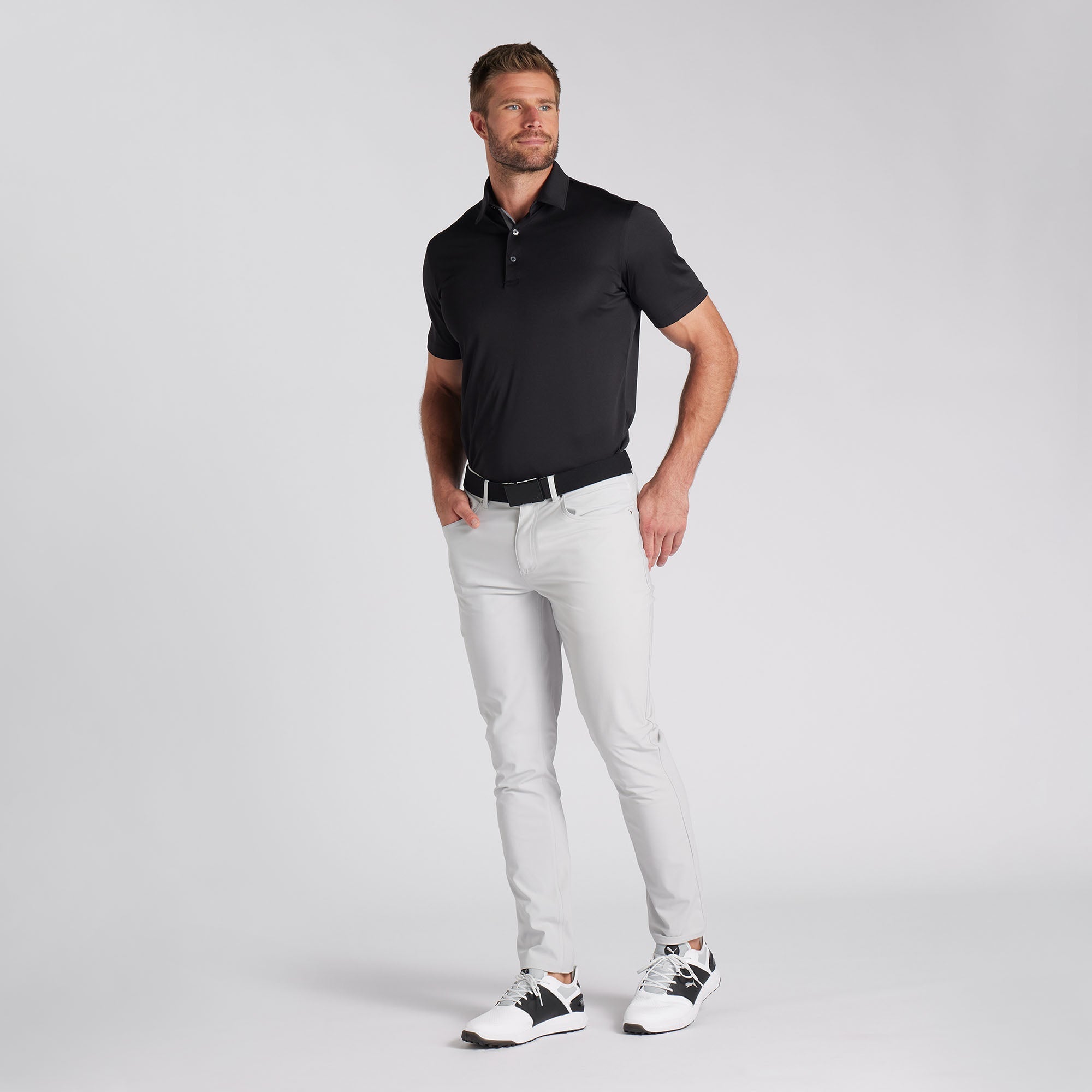 MATTR Brigade Golf Polo Shirt for Men - Breathable, Moisture-Wicking Performance Golf Shirt - Perfect for Golf Courses, Country Clubs & Casual Wear