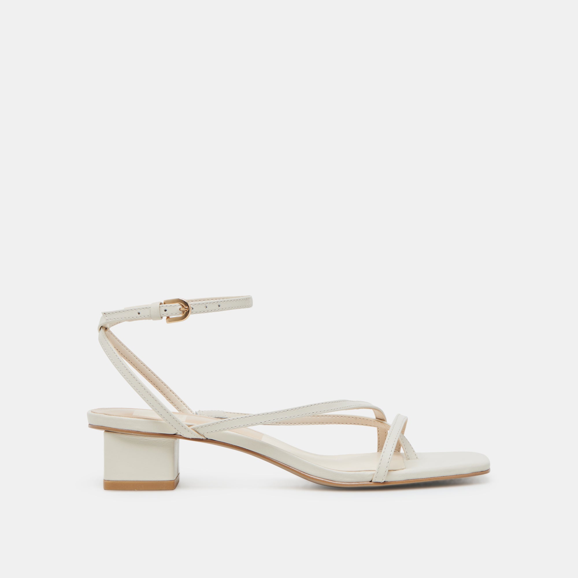 KARLOS Leather Sandals for Women - Comfortable Bone Color Strappy Sandals for Summer, Beach, and Casual Outings