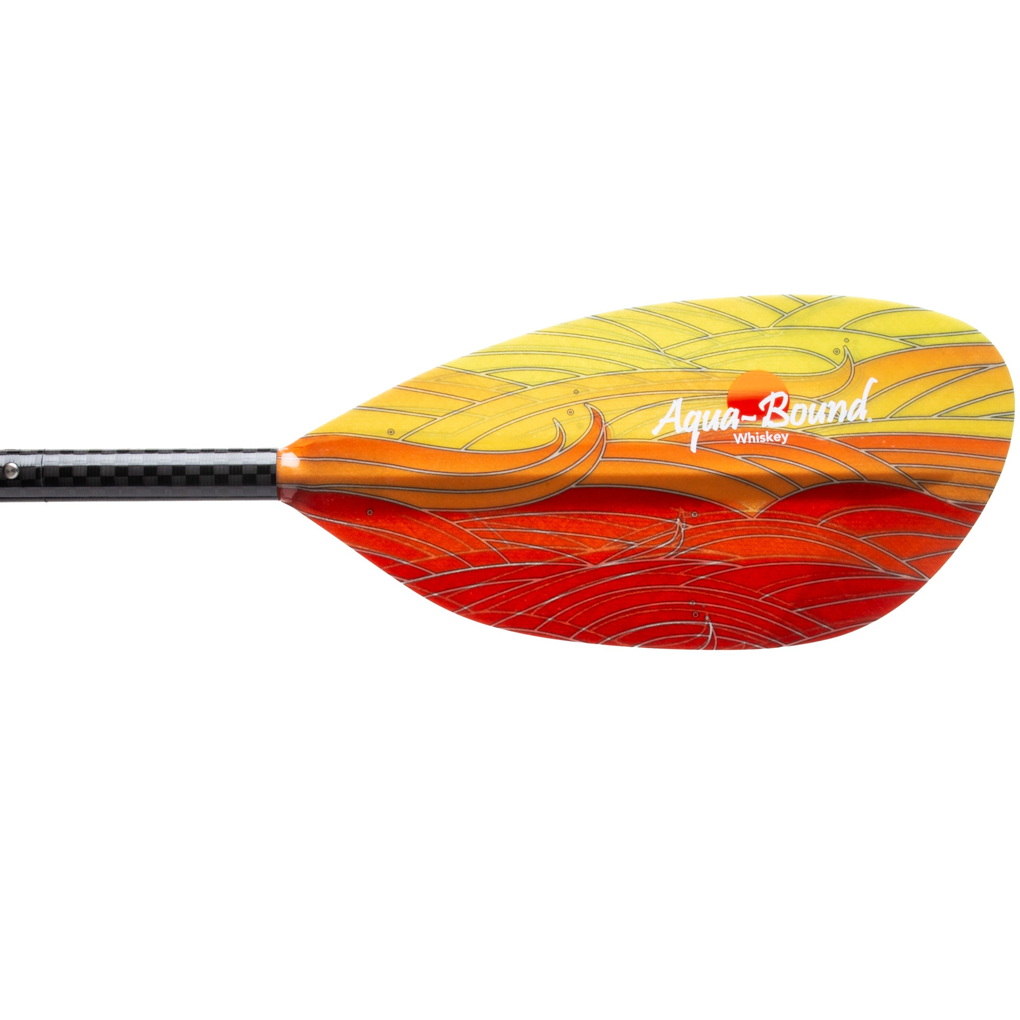 Aqua Bound Whiskey Fiberglass Straight Shaft 4-Piece Kayak Paddle - Lightweight & Durable Kayaking Gear for Touring, Fishing & Recreational Paddling