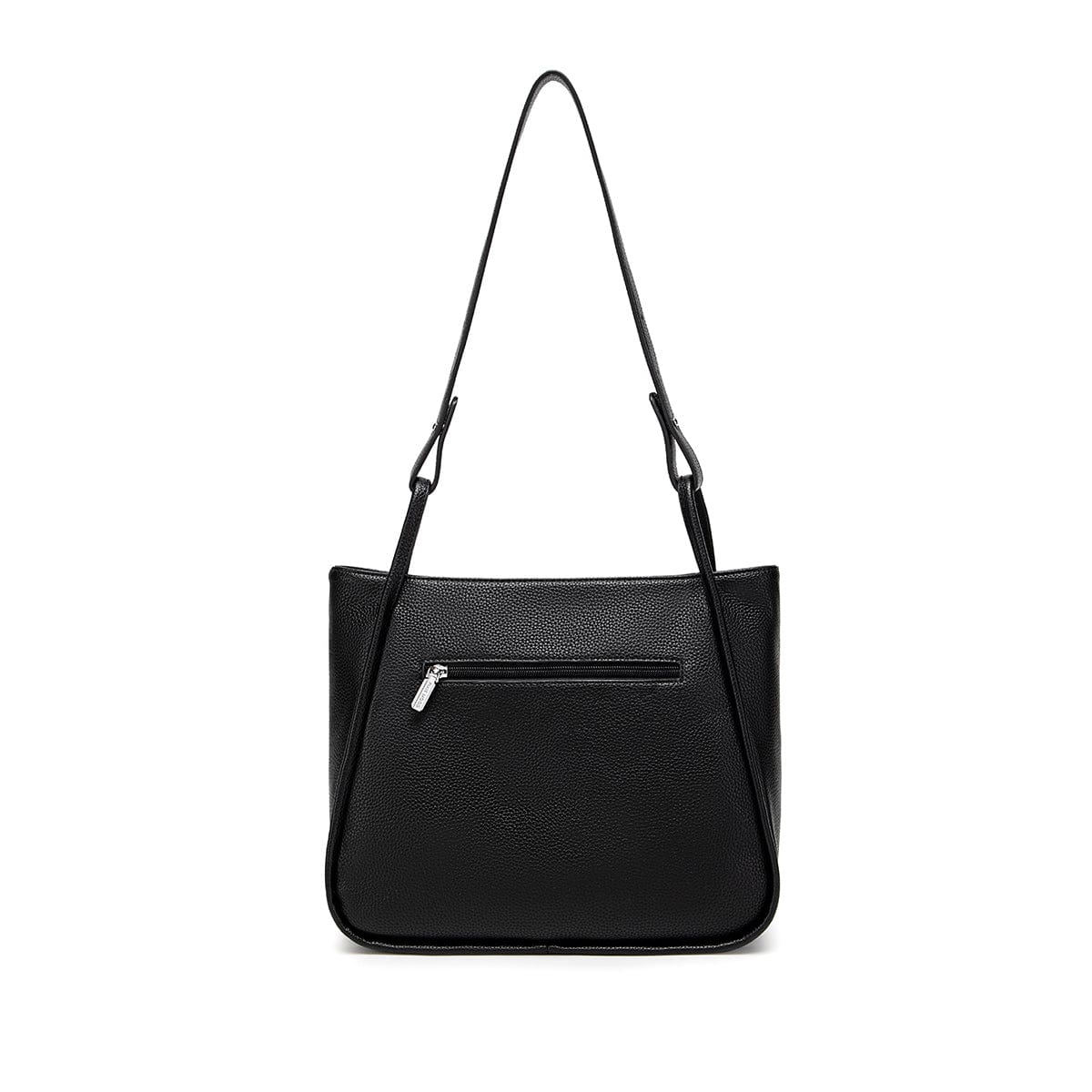 Cathy Vegan Leather Tote Bag for Women - Black Pebbled Texture - Stylish & Durable Handbag for Work, Travel & Everyday Use