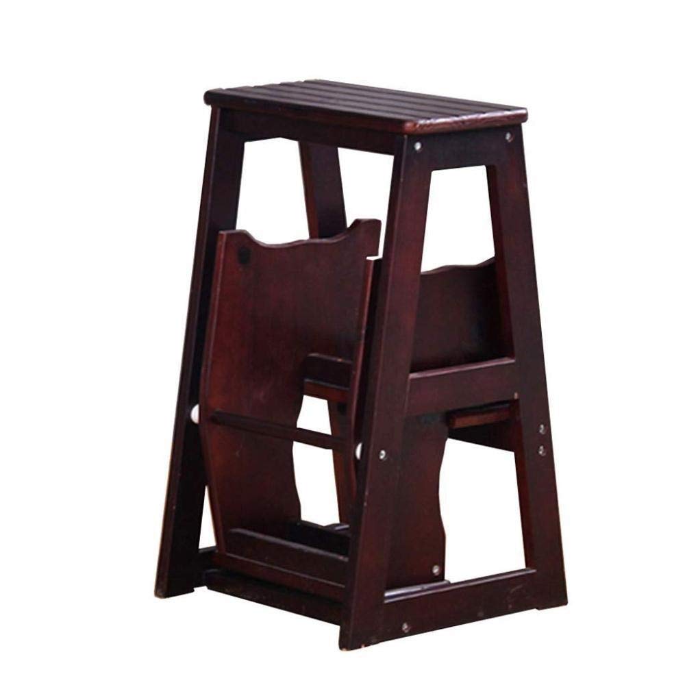 3-Step Foldable Ladder Stool - Lightweight Indoor Climbing Step Stool with Non-Slip Feet, Multi-Functional for Kitchen, Bathroom, Bedroom & Garden Flower Stand Use