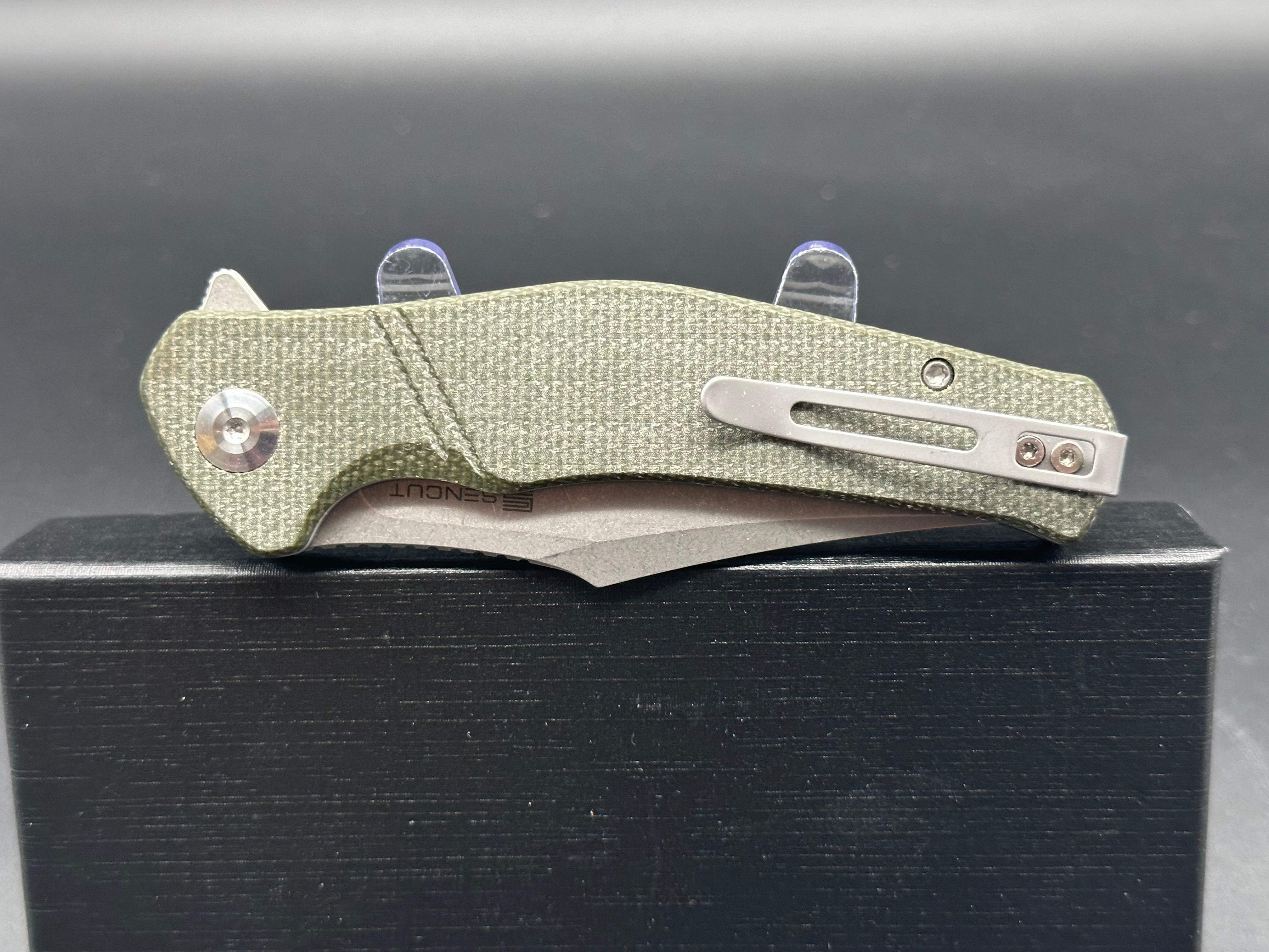 SENCUT Episode SA04E Folding Pocket Knife with Liner Lock - EDC, Camping, Hiking & Outdoor Survival Tool