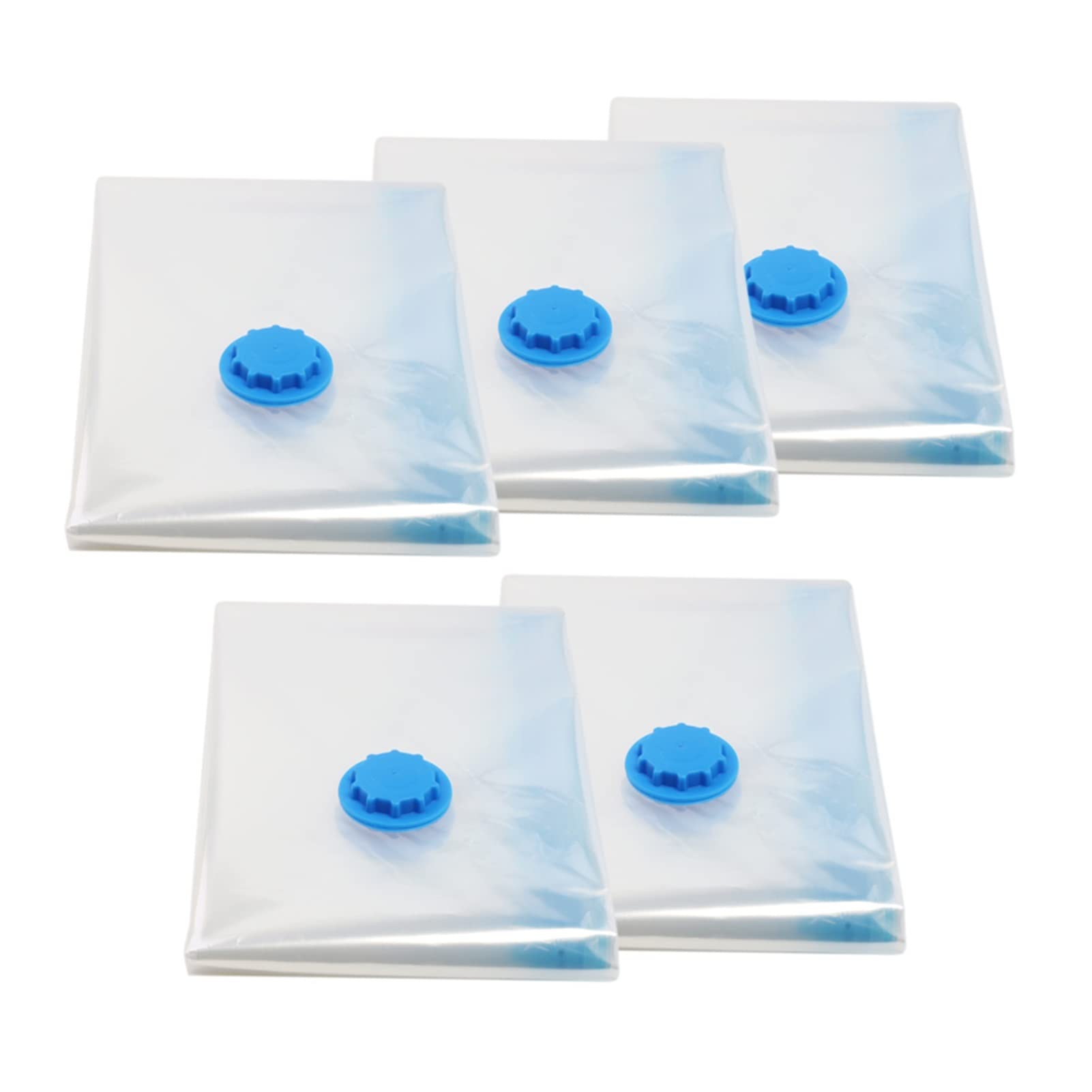 Vacuum Storage Bags for Clothes - 50x70cm Space Saving Compression Bags for Travel & Home Organization | Transparent, Durable & Airtight Seal | Perfect for Seasonal Clothing Storage, Moving & Packing