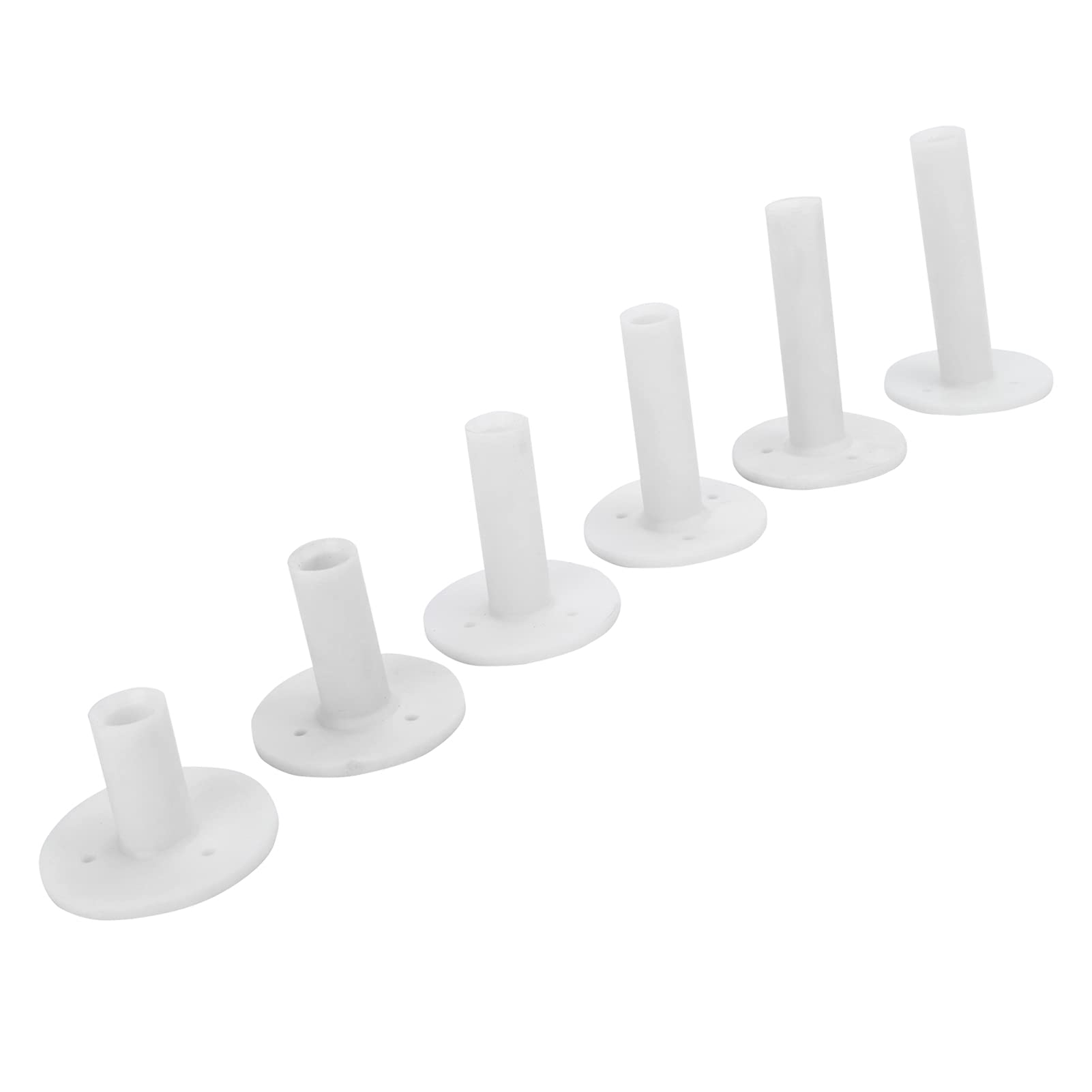 Durable Rubber Golf Ball Tees 35mm/45mm/55mm/65mm/75mm/80mm - Golf Training Accessories for Positioning & Practice - Perfect for Driving Range, Backyard Practice & Golf Course Training