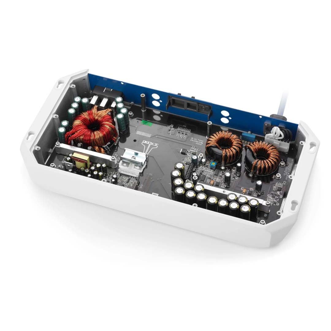 JL Audio MV1000/1 MVi Series 1000W Class D Monoblock Marine Subwoofer Amplifier - High Power Bass Boost for Boats, Yachts & Marine Audio Systems