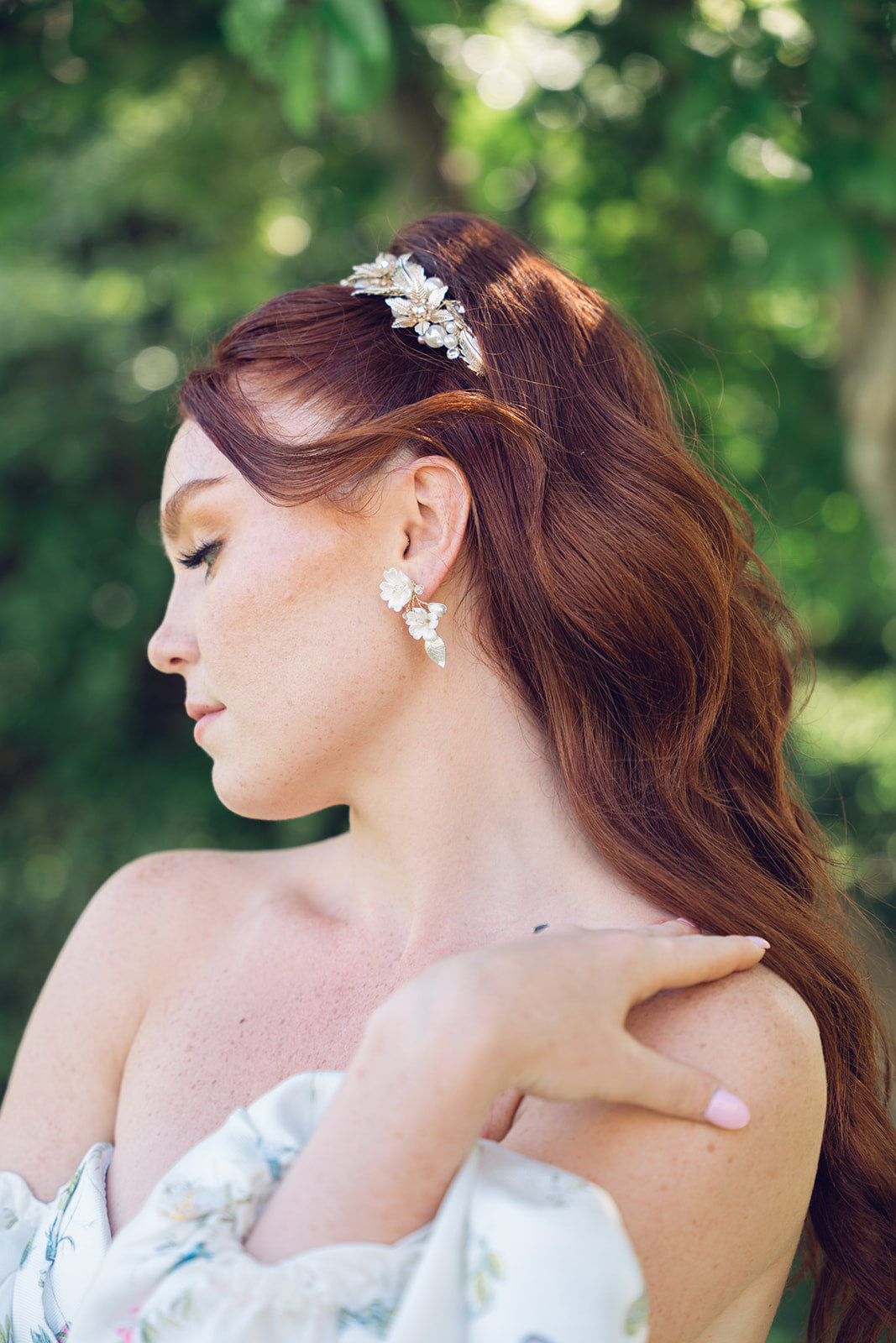 Elise Floral Earrings for Women - Elegant Handmade Dainty Flower Stud Earrings - Perfect for Weddings, Parties & Everyday Wear