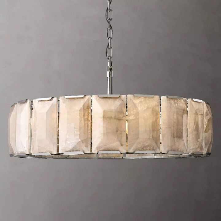 Aubrey Calcite Round Chandelier 43