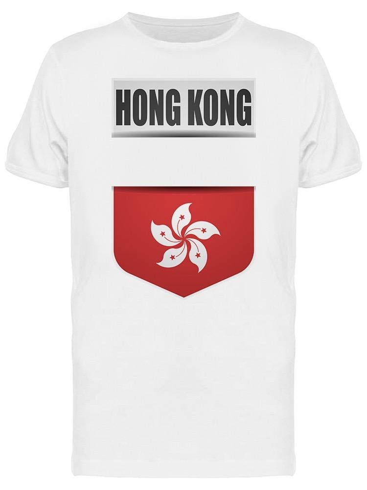 Hong Kong Flag Shield Graphic T-Shirt for Men - Patriotic Streetwear & Casual Outfit Essential