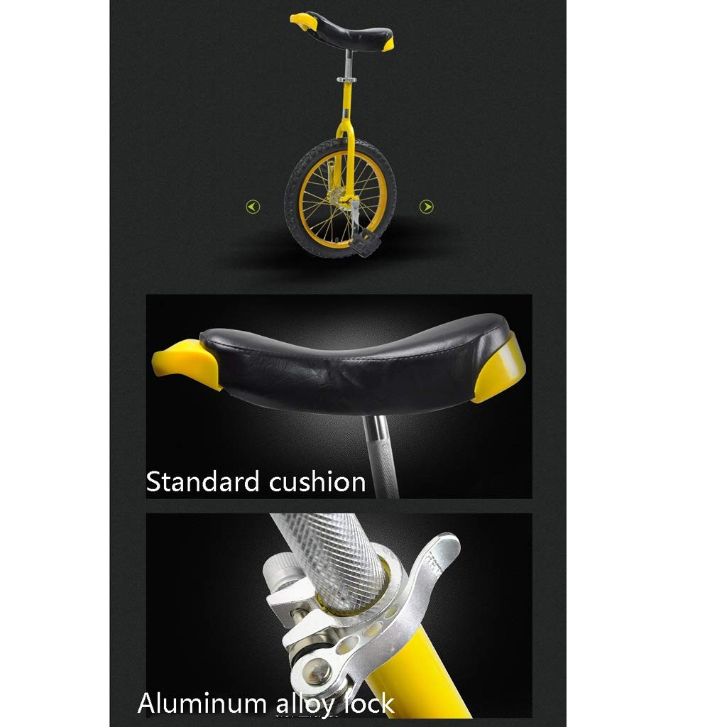 **TXC 18 Inch Single Wheel Unicycle - Manganese Steel Frame, Ergonomic Seat & Aluminum Alloy Lock - Balance Bike for Beginners, Kids, Women & Men - Perfect for Commuting, Fitness & Outdoor Fun**