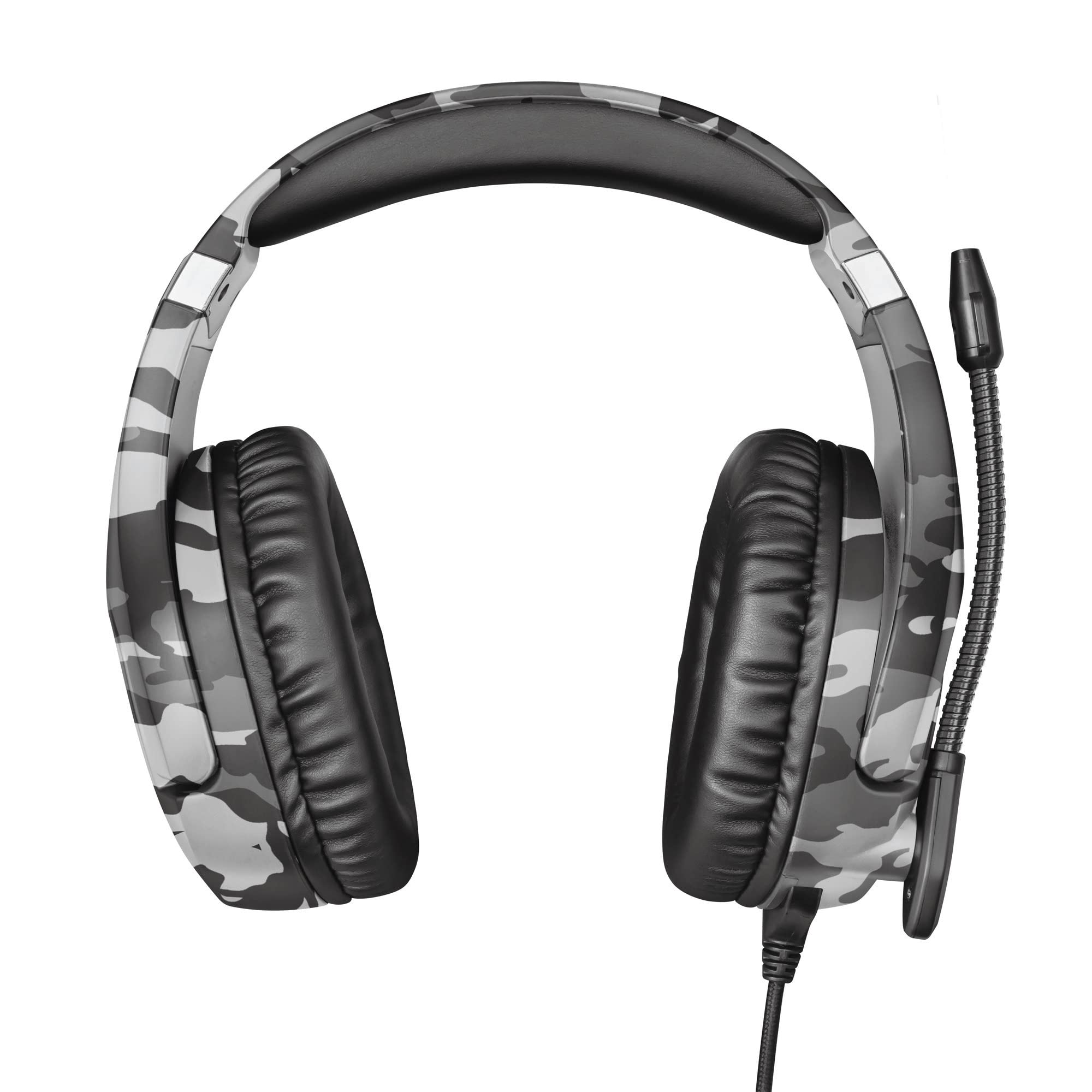 Trust Gaming GXT 488 Forze-G Official Licensed PlayStation Headset for PS4 & PS5 - Over-Ear Wired Gaming Headphones with Foldable Mic, Adjustable Headband & 3.5mm Audio Jack - Gray | Perfect for Competitive Gaming, Streaming & Long Play Sessions