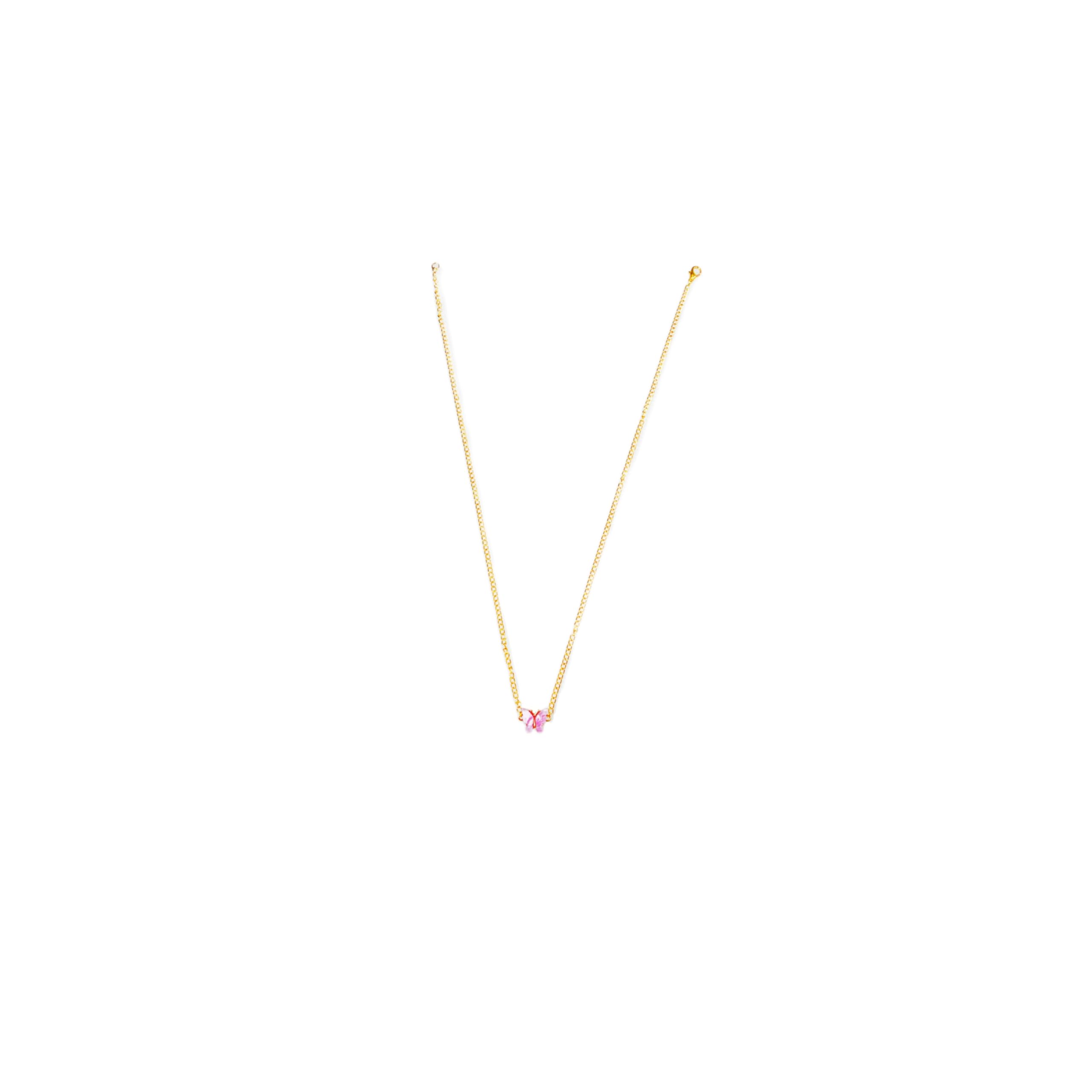 Elegant Butterfly Anti-Tarnish Chain Necklace for Women & Girls - Perfect for Everyday Wear, Parties & Gifts
