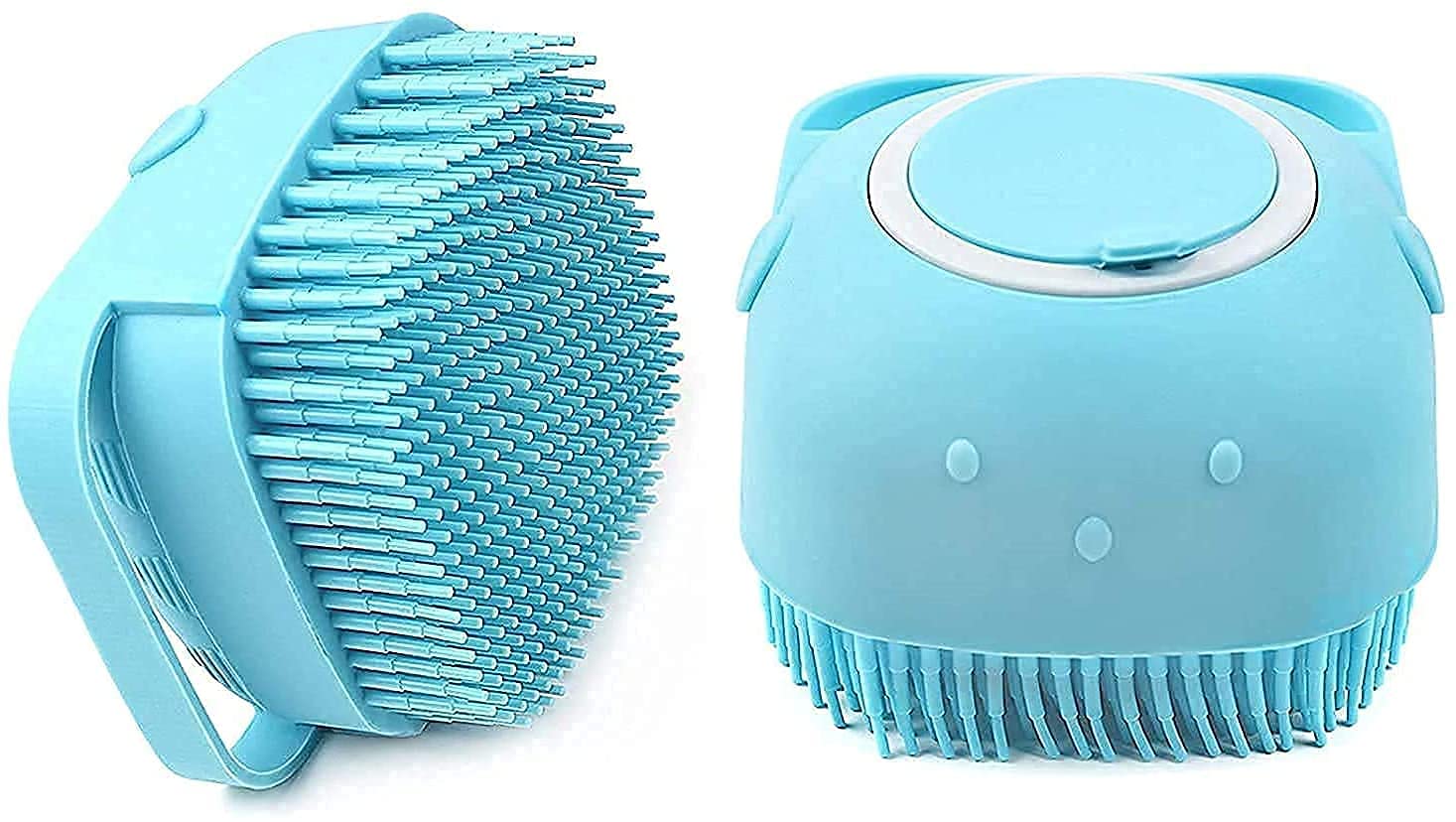 SYJBUH (1 Pack) Silicone Massage Bath Brush for Hair, Scalp & Body - Exfoliating & Cleansing Brush with Soft Bristles for Shower, Bath & Spa | Perfect for Men & Women | Ideal for Deep Cleaning, Relaxation & Skin Exfoliation | Pack of 1