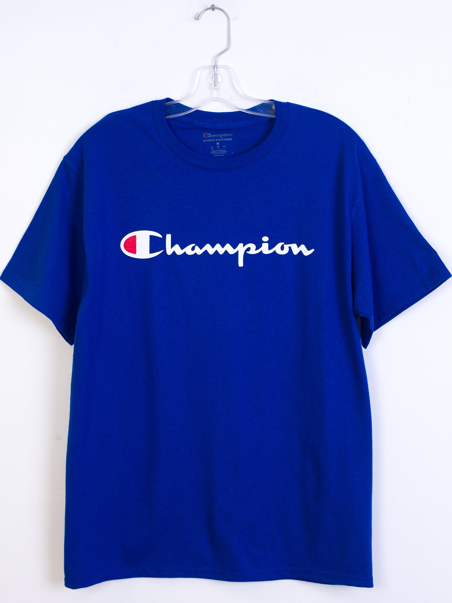 Champion Graphic Short Sleeve T-Shirt for Men & Women - Comfortable Cotton Tee - Casual Streetwear & Gym Wear - Clearance Sale