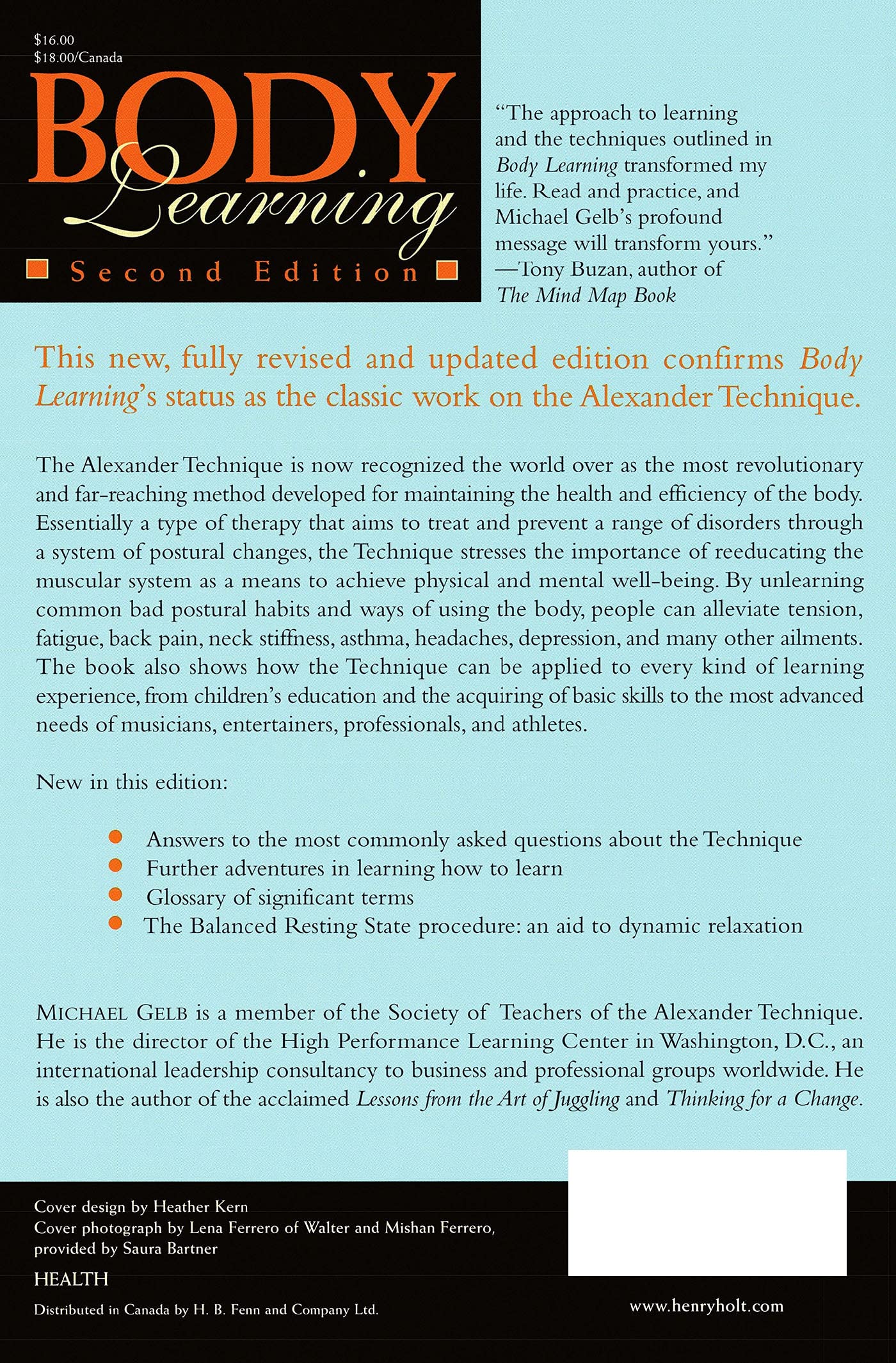 Body Learning: An Introduction to the Alexander Technique, 2nd Edition - Improve Posture & Movement for Daily Activities, Yoga & Performance