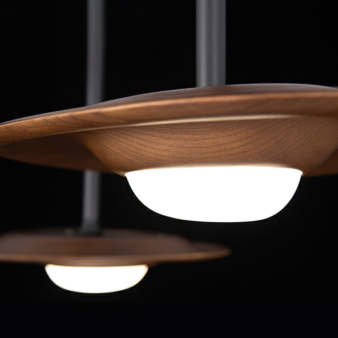 Horizon Eaves Pendant Lamp - Modern Hanging Light Fixture for Living Room, Bedroom & Dining Room | Dimmable LED Ceiling Light with Adjustable Height | Perfect for Home, Office & Cafe Decor