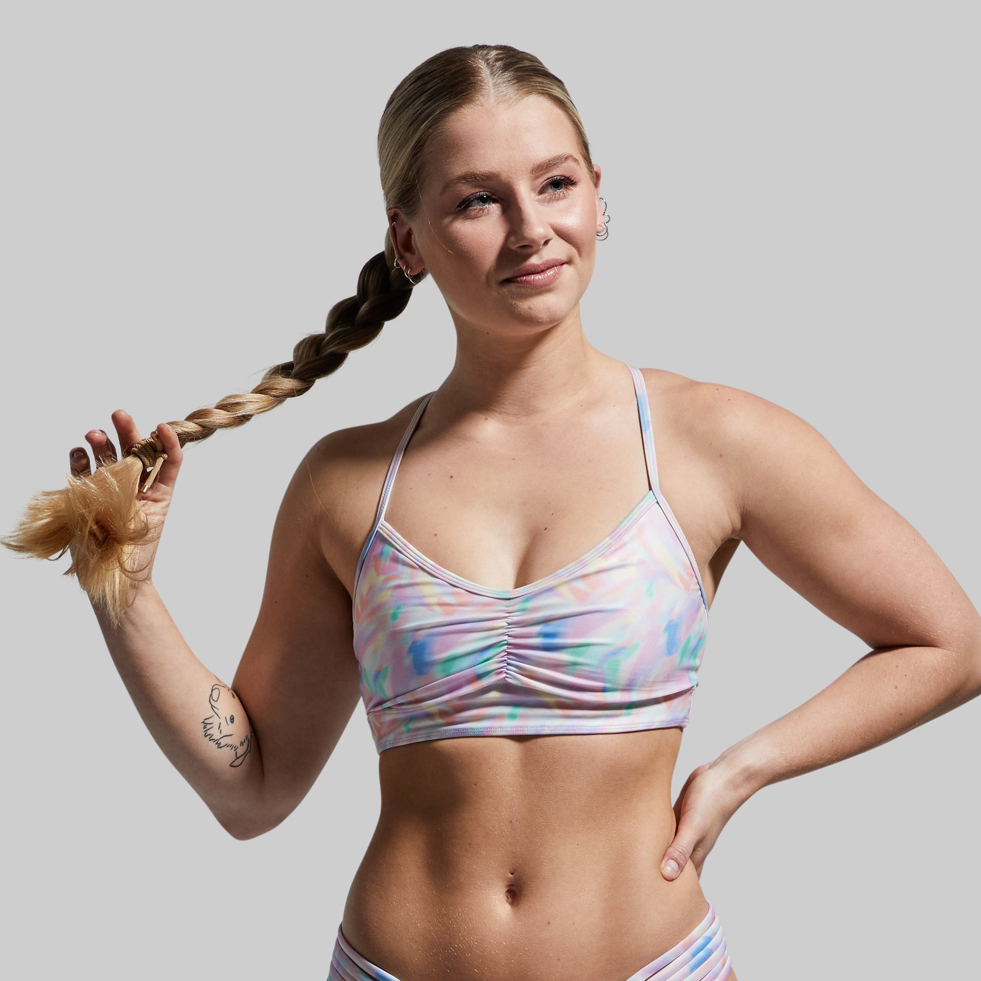 Laguna Bikini Top - Sexy Airbrush Print Swimwear for Women | Perfect for Beach Vacations, Pool Parties & Summer Getaways