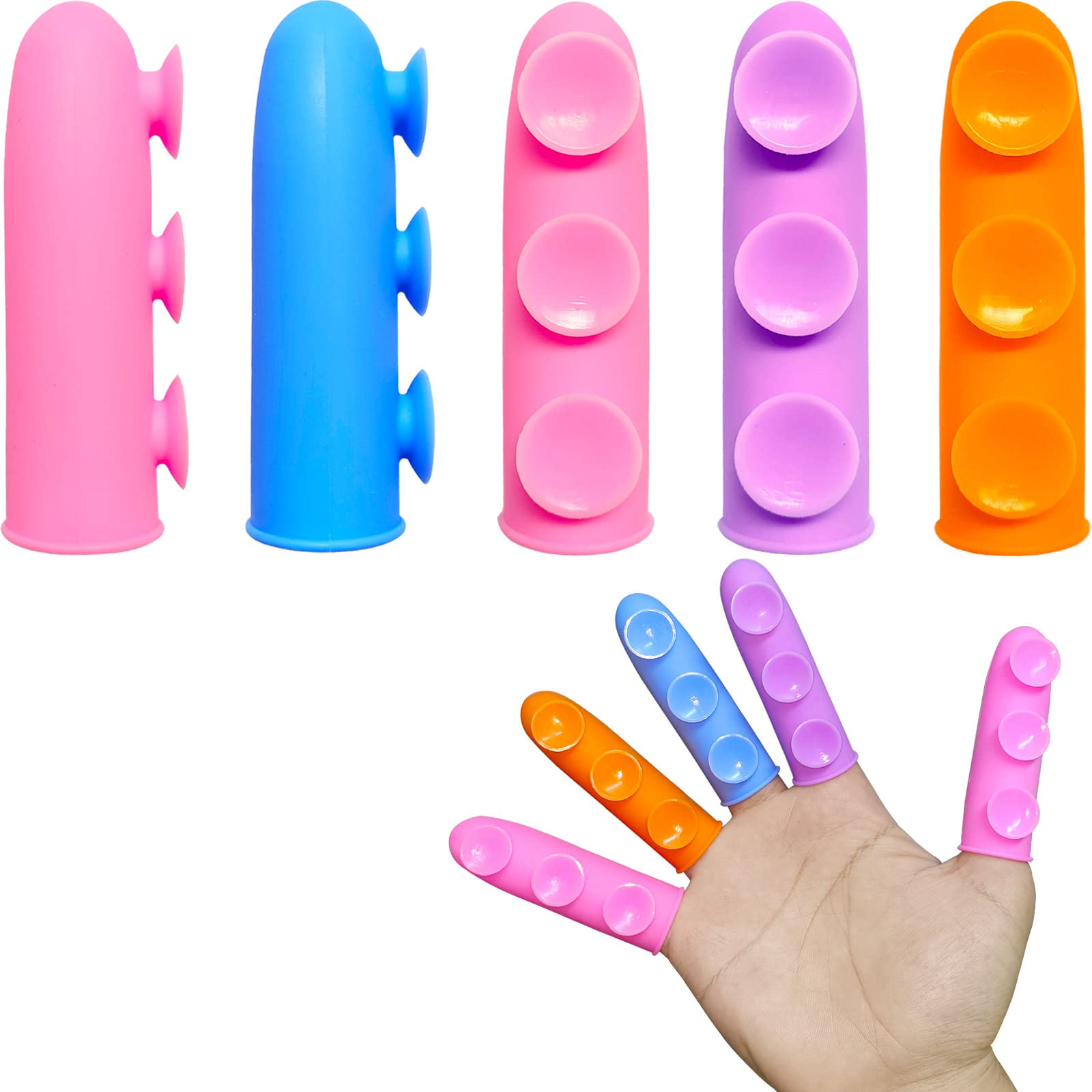 5PCS Squid Sucker Fidget Toys for Kids & Adults - Stress Relief Sensory Toys for ADHD, Autism, Anxiety - Fun Classroom Gifts & Christmas Stocking Stuffers - Perfect for Home, Office, and School Use