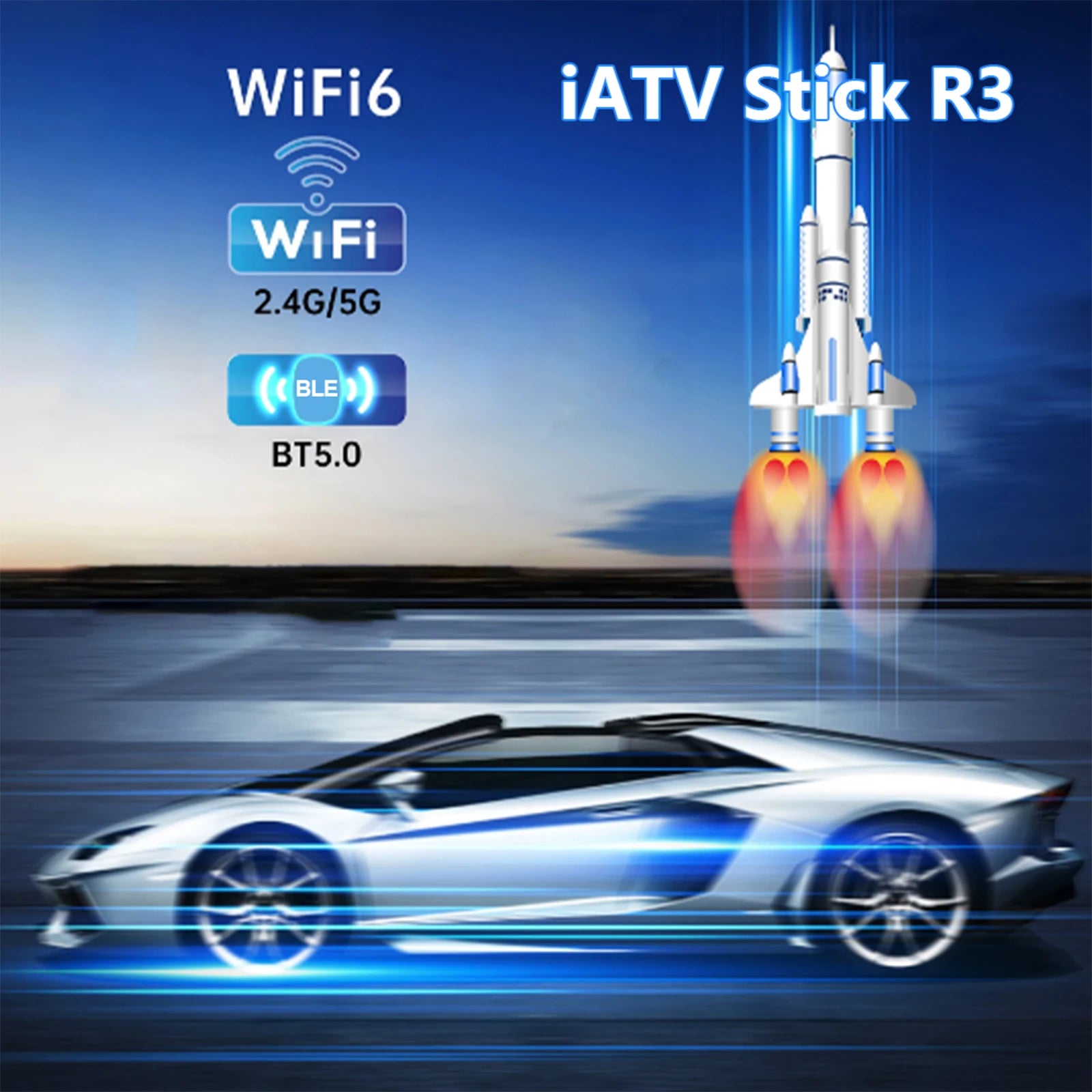 R3 8K Android TV Stick - 4K Streaming Smart TV Box with WiFi, HDR Support | Perfect for Netflix, YouTube & Gaming on Any HDTV