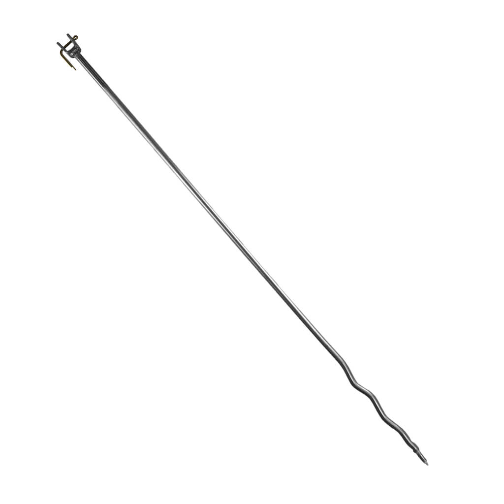 42 Inch Stainless Steel Waterbox Curb Box Rod - Heavy Duty Utility Locator Tool for Water Valve Access & Underground Pipe Maintenance
