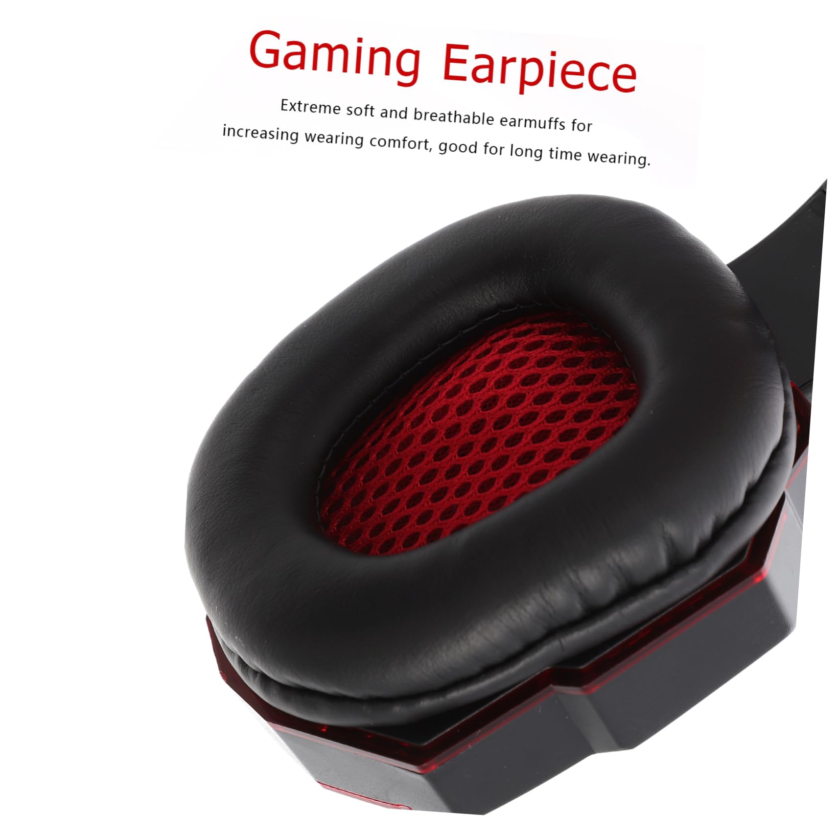 RORPOIR Wired Gaming Headset with Microphone - Over-Ear Noise Cancelling Headphones, Comfortable Protein Ear Cushions & Easy Volume Control - Perfect for PC, PS4, Xbox Gaming & Online Classes
