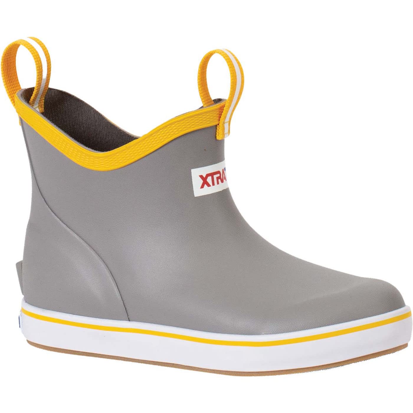 Xtratuf Kids Ankle Deck Boots - Waterproof Non-Slip Fishing & Outdoor Boots for Boys & Girls - Perfect for Beach, Rainy Days & Outdoor Adventures