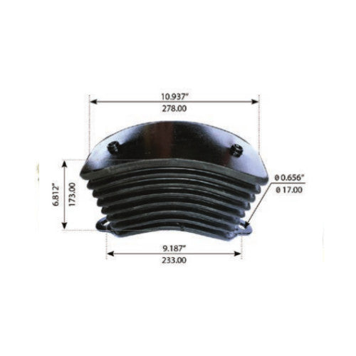 Fortpro Bolster Spring Replacement for Freightliner Tuftrac - Compatible with 161 45080 000 | Heavy Duty Truck Suspension Part for Smooth Ride & Load Support
