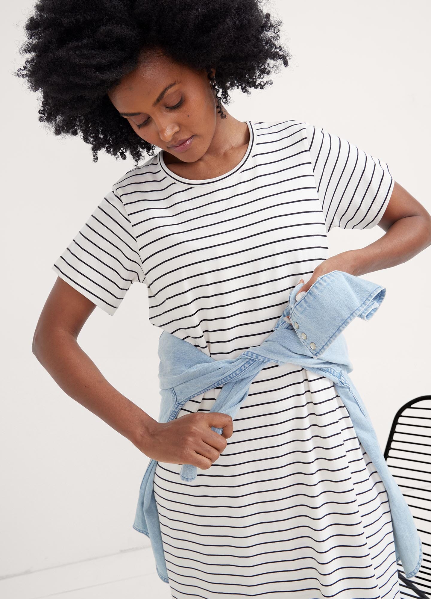 Easy Going Nursing Tee Dress - Comfortable Maternity & Breastfeeding Dress for Everyday Wear - Perfect for Nursing Moms at Home, Work or Outings