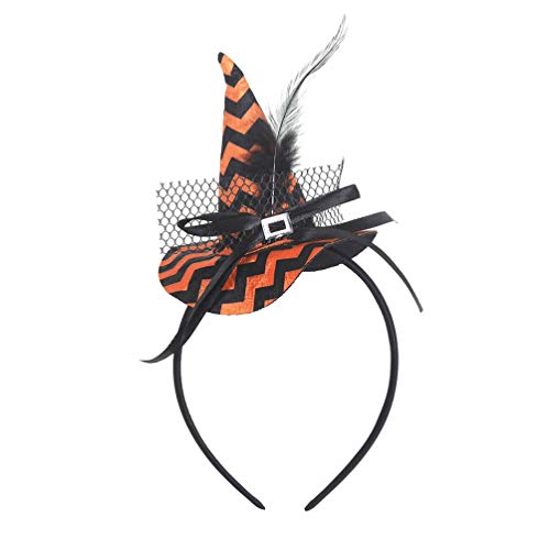 Holibanna Witch Hat Hair Accessories - Pointy Halloween Headband for Women, Cosplay Witch Hat Prop, Cute Mini Witch Costume Accessory (Perfect for Halloween Parties, Cosplay Events & Themed Photoshoots)