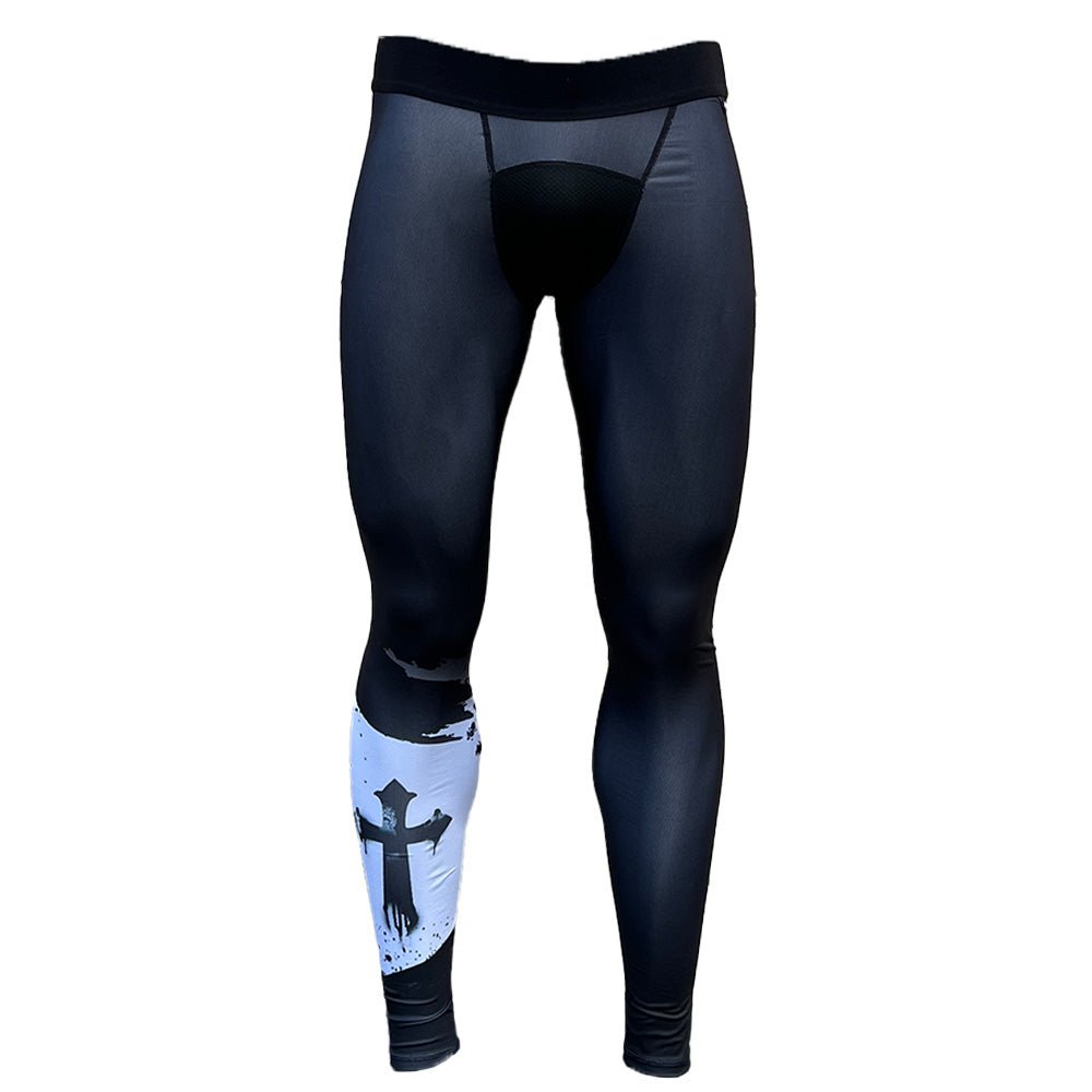High-Performance Cross Compression Tights for Women & Men - Moisture-Wicking, Breathable Workout Leggings - Ideal for Running, Yoga, Gym & Training