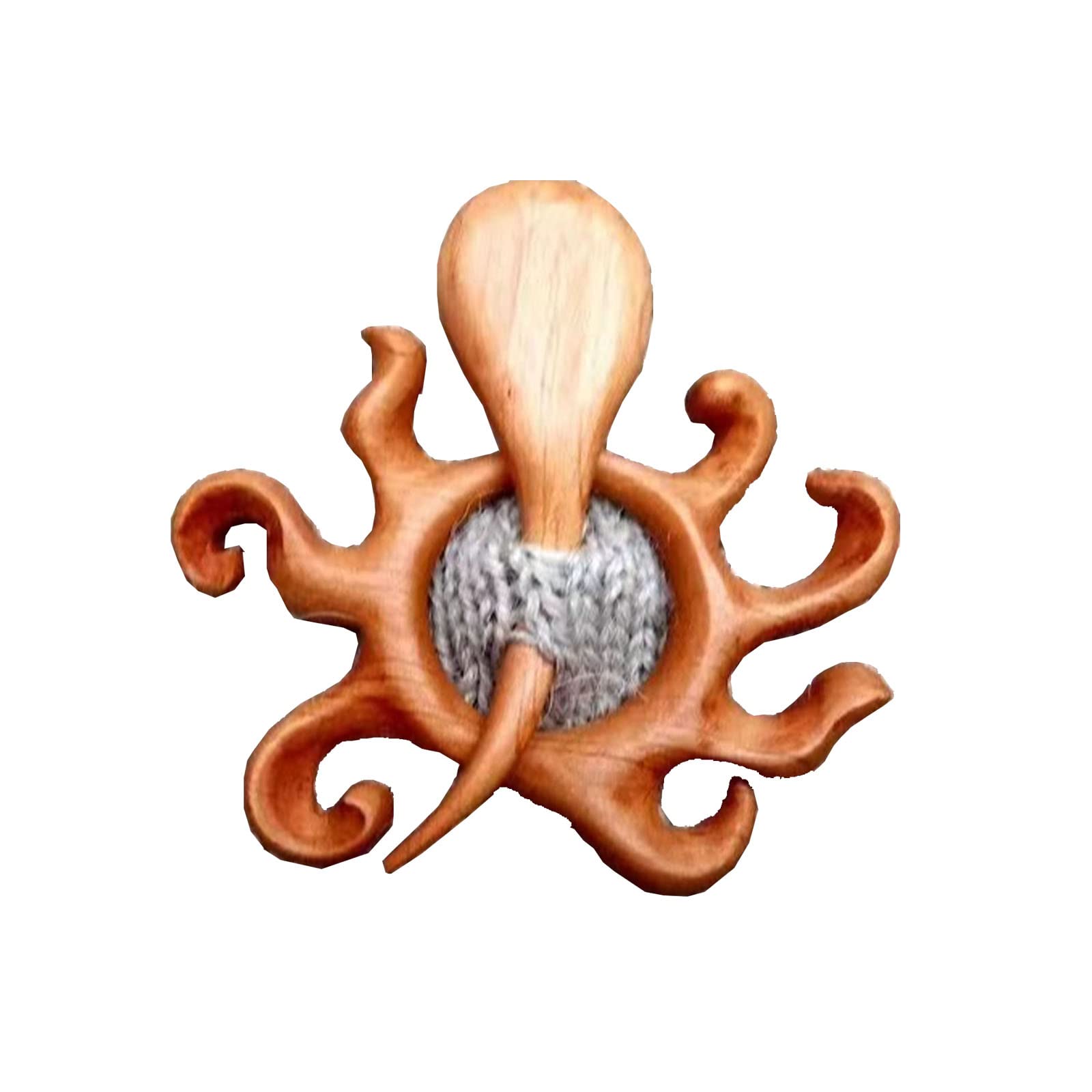 Cute Wooden Animal Pins - Decorative Brooches for Sweaters, Scarves, Hats, Bags & Jackets - Perfect Christmas Hair Clips & Gift for Family, Friends & Lovers - Ideal for Holiday Outfits, DIY Crafts & Fashion Accessories