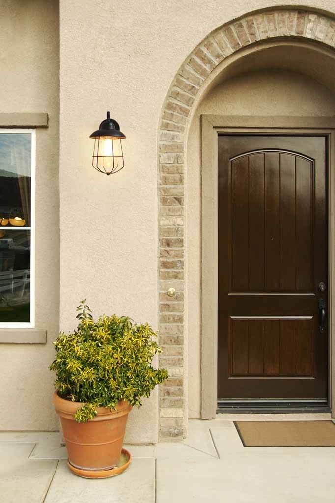 Chesworth Outdoor Wall Light - Weatherproof Exterior Sconce for Porch, Garage & Garden - Modern LED Wall Lighting Fixture for Home & Commercial Use