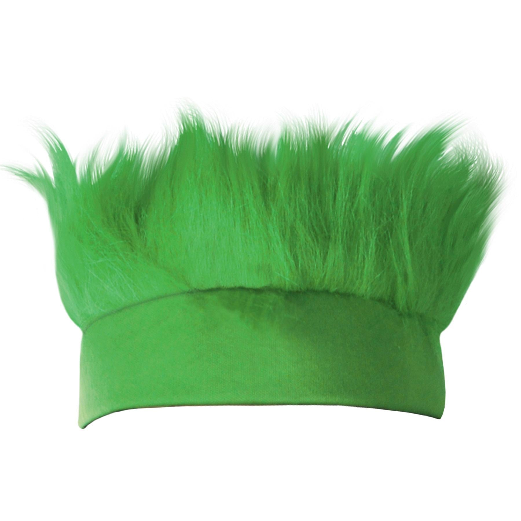 12 Pack Beistle Hairy Headband - Green Costume Accessories for Halloween, Cosplay & Themed Parties - Fun Wigs for Dress Up, Photo Props & Group Costumes