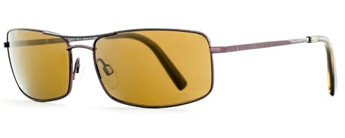 **Taipan Rectangular Metal Polarized Sunglasses for Men & Women – Crystal Glass Lenses, Trendy Modern Sporty Style – Perfect for Driving, Running & Outdoor Activities**