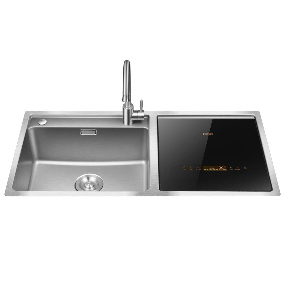 Fotile SD2F P3 2-in-1 Built-in Dishwasher and Garbage Disposal Combo System - Perfect for Small Kitchens & Space-Saving Solutions
