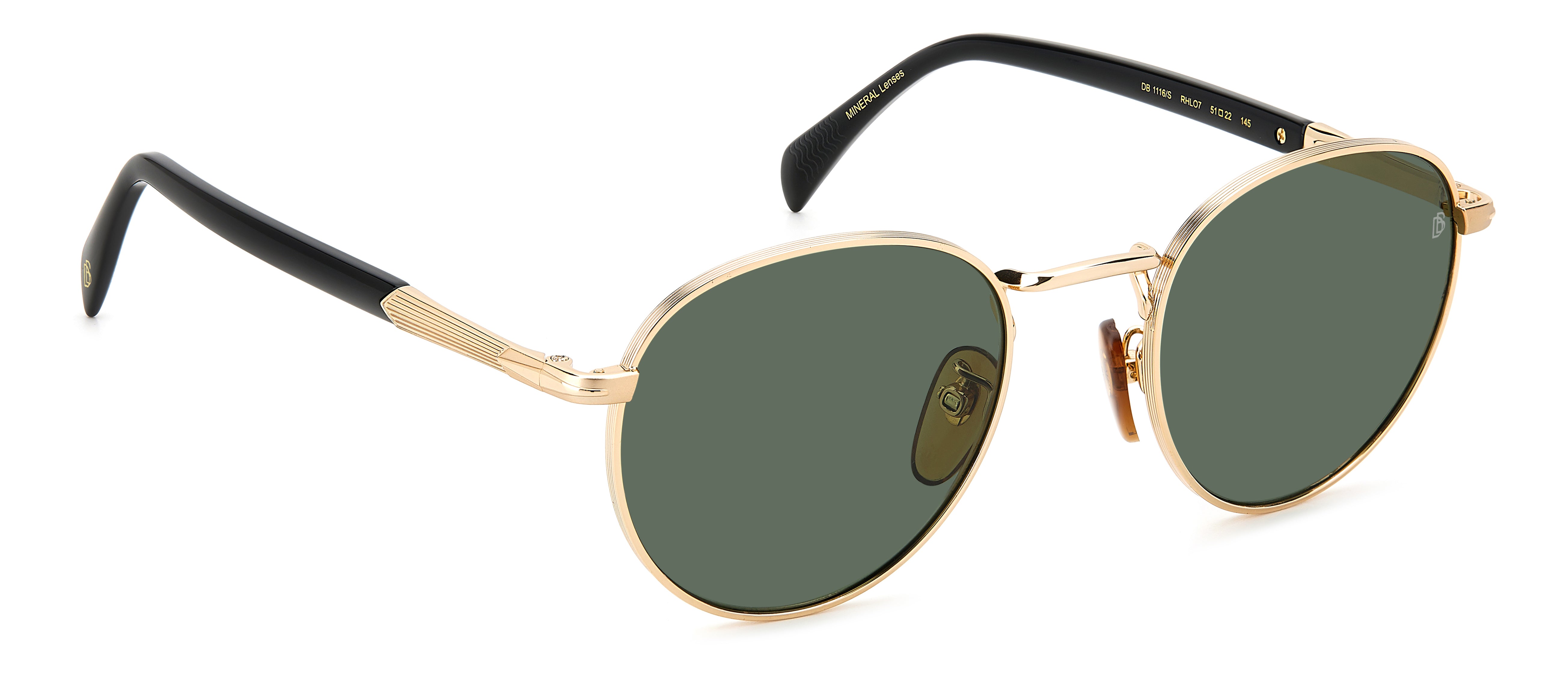David Beckham DB1116/S Men's Sunglasses - Polarized UV Protection Aviator Style for Driving, Outdoor Sports & Fashion