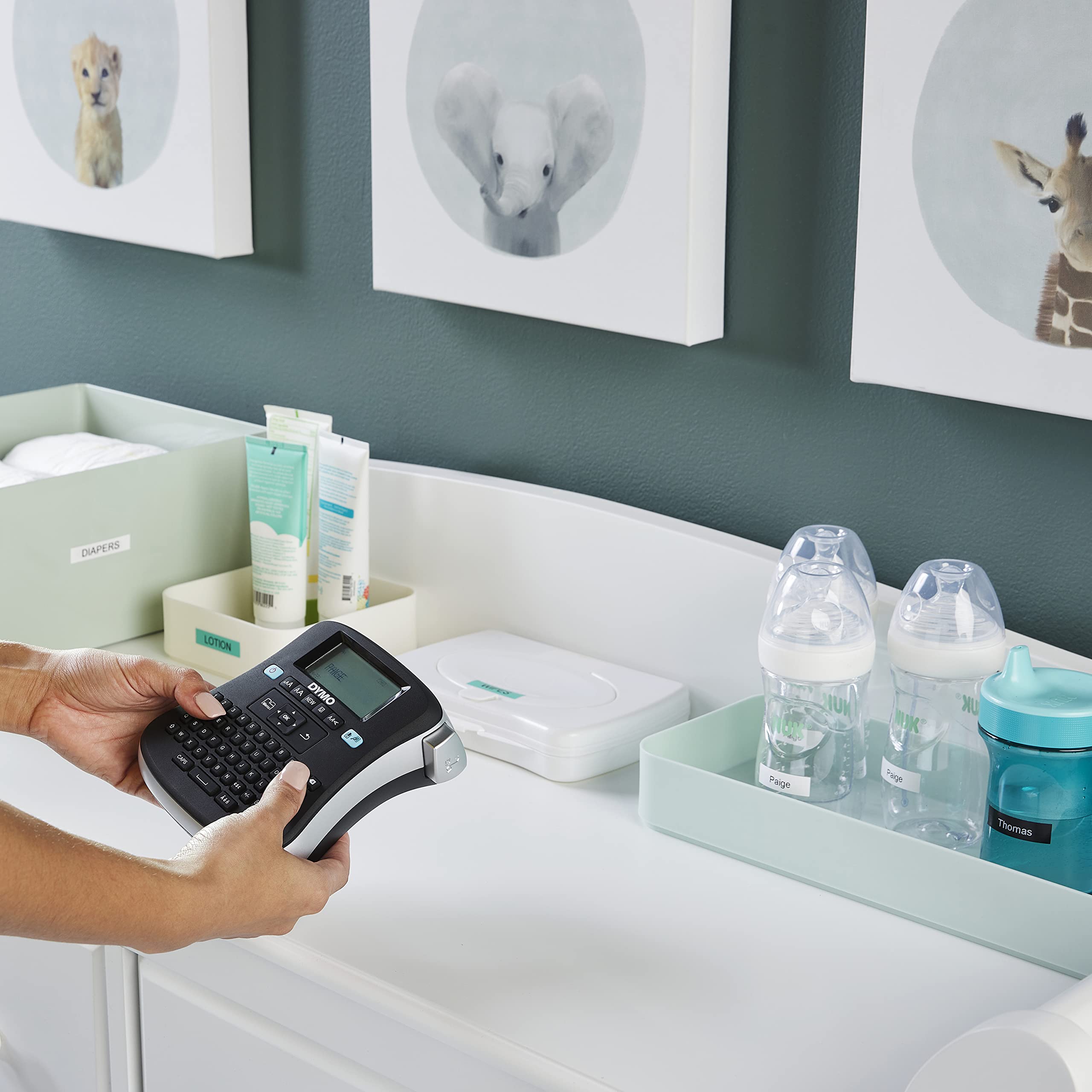 DYMO LabelManager 210D Electronic Label Maker - Direct Thermal Printer for Shipping, Organizing & Filing - 180 dpi High Resolution Label Printing with Tape - Perfect for Office, Warehouse & Home Use