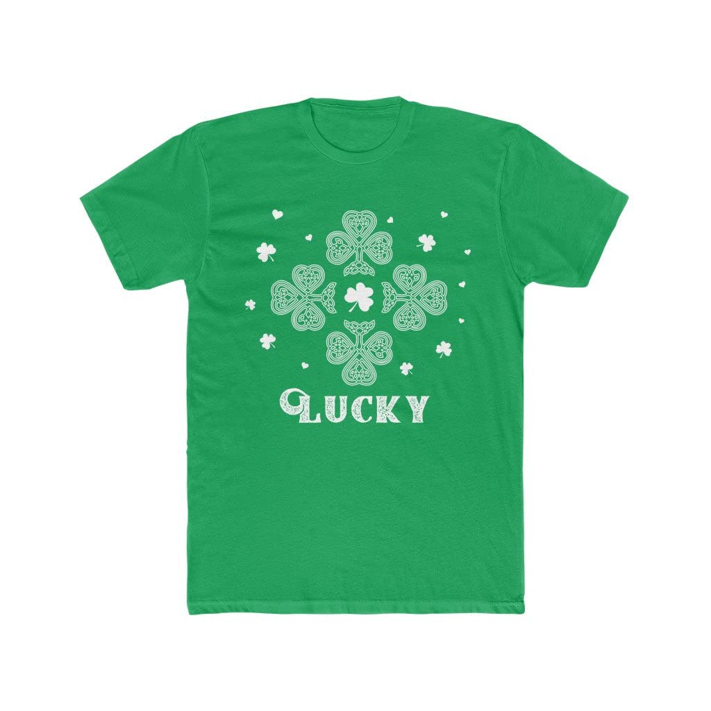 Men's St. Patrick's Day Shirt - Lucky Clover & Shamrock Graphic Tee for St. Patty's Day Celebrations | Perfect for Irish-Themed Parties, Parades & Festivities