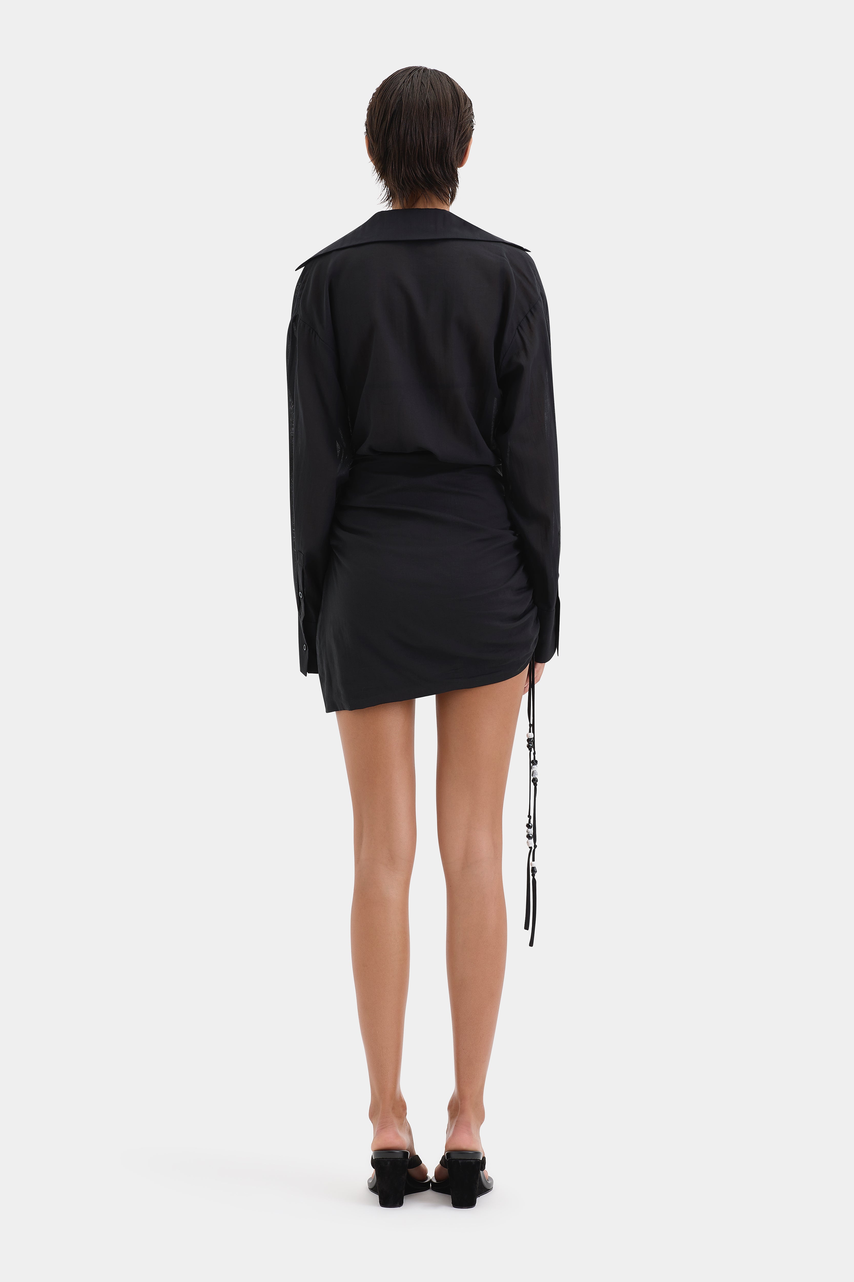 Azura Mini Dress - Women's Flowy Summer Dress with Short Sleeves & Pockets | Perfect for Beach, Vacation, and Casual Outings