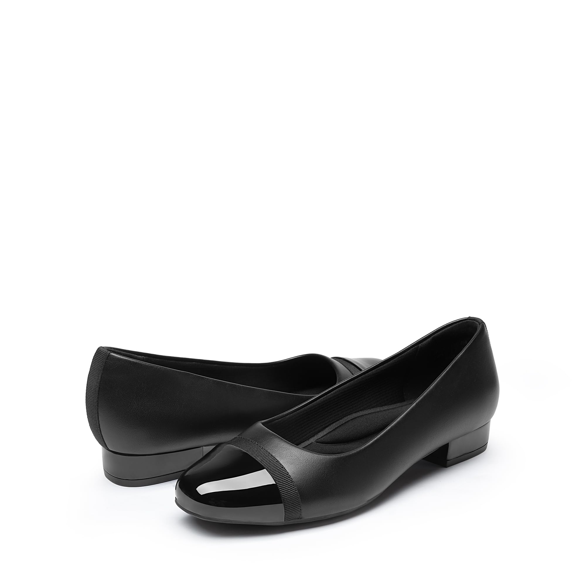 DREAM PAIRS Women's Chunky Low Block Heel Dress Shoes - Comfortable Closed Toe Work Pumps for Office, Party & Casual Wear | Slip-Resistant & Supportive for All-Day Comfort
