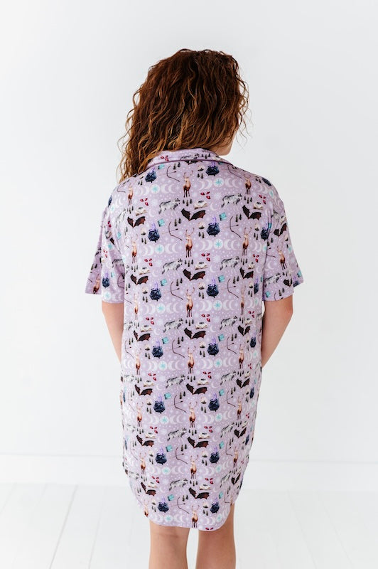 To The Stars Women's Sleep Shirt - Soft & Comfortable Nightwear for Lounge & Sleep - Perfect for Relaxing at Home or Overnight Travel