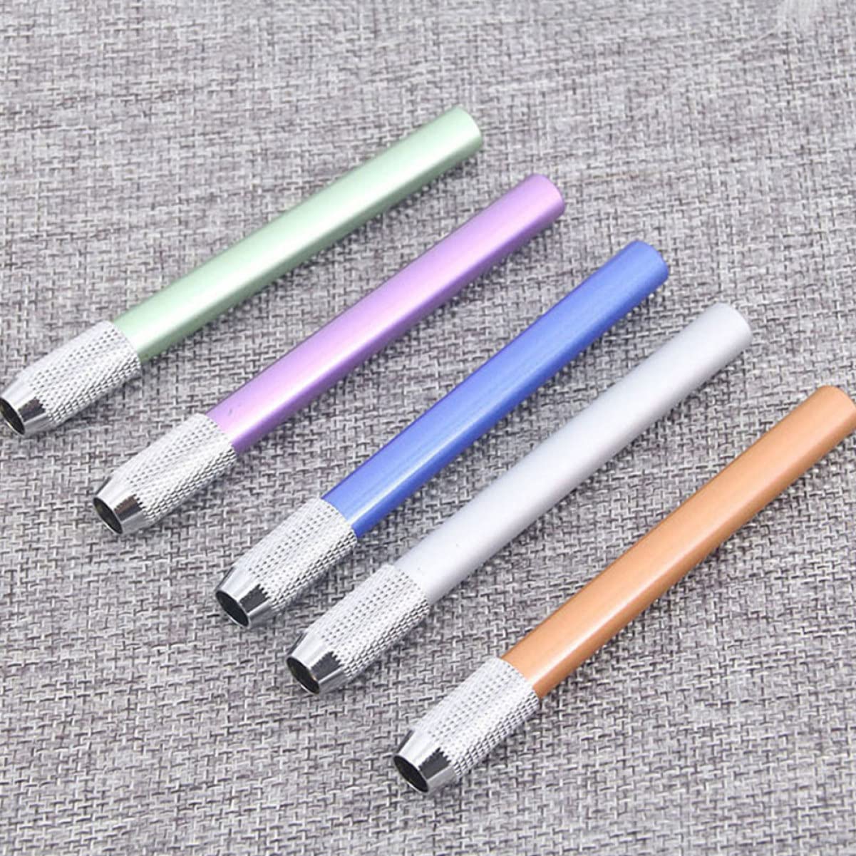 OHPHCALL 6 Pack Metal Pencil Extender - Portable Pencil Extension Rods for Artists, Students & Office Use - Perfect for Sketching, Writing & Drawing Supplies