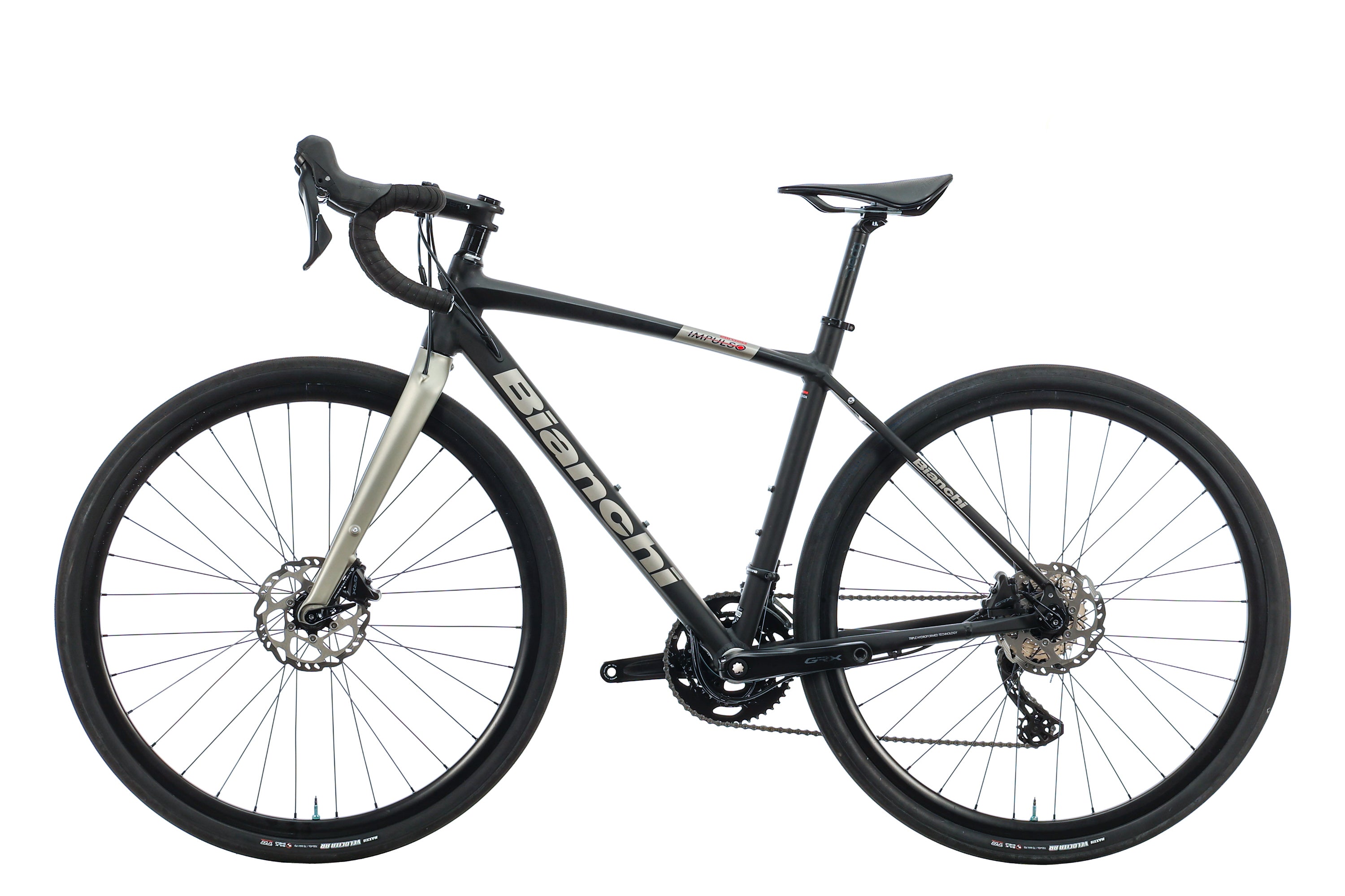 Bianchi Impulso Allroad GRX 600 Road Bike 2021 - 53cm Gravel Bike for Men & Women - Perfect for Commuting, Adventure Riding & Long-Distance Cycling