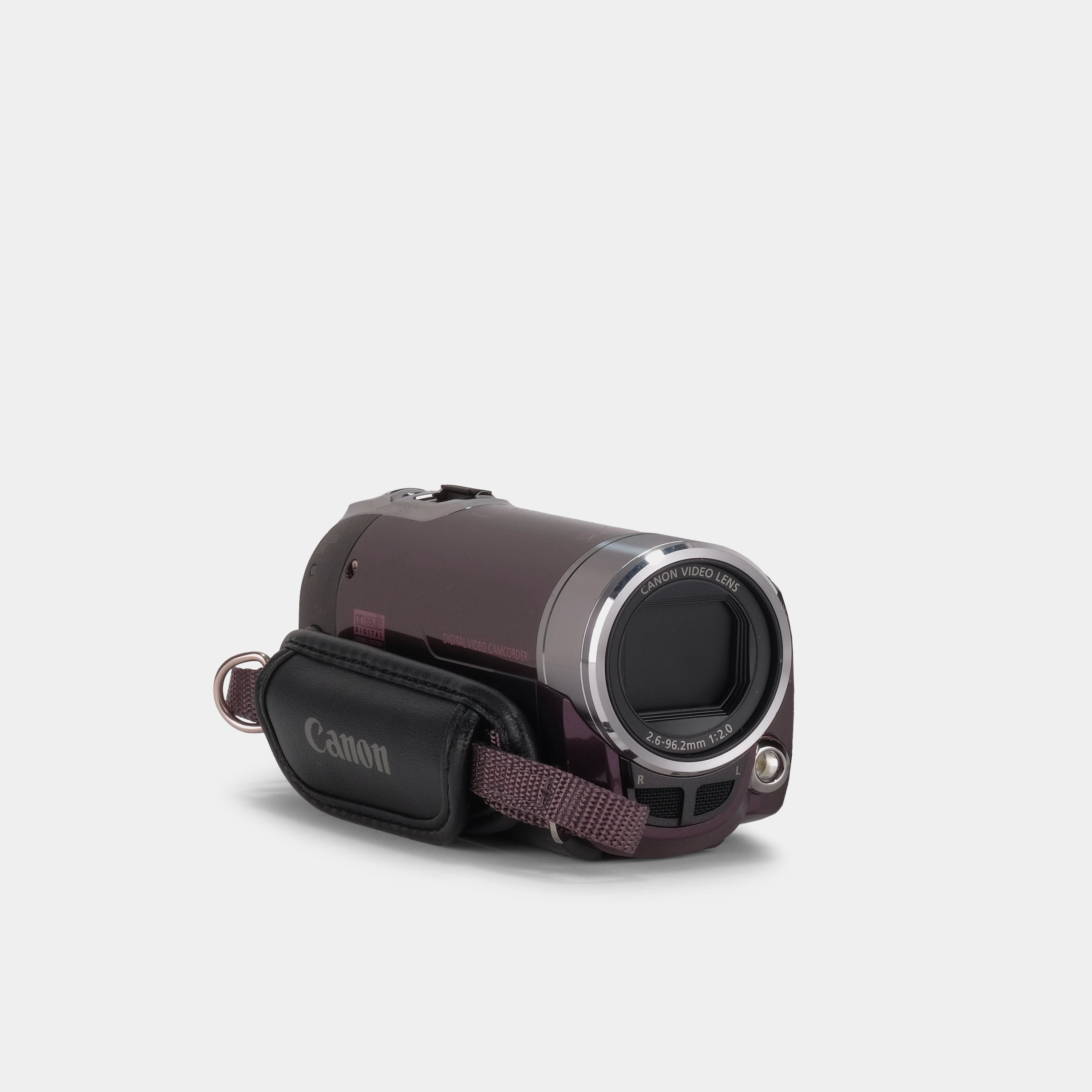 Canon FS100 Purple Digital Video Camcorder with 60x Optical Zoom - Full HD 1080p Recording for Vlogging, Travel & Family Events