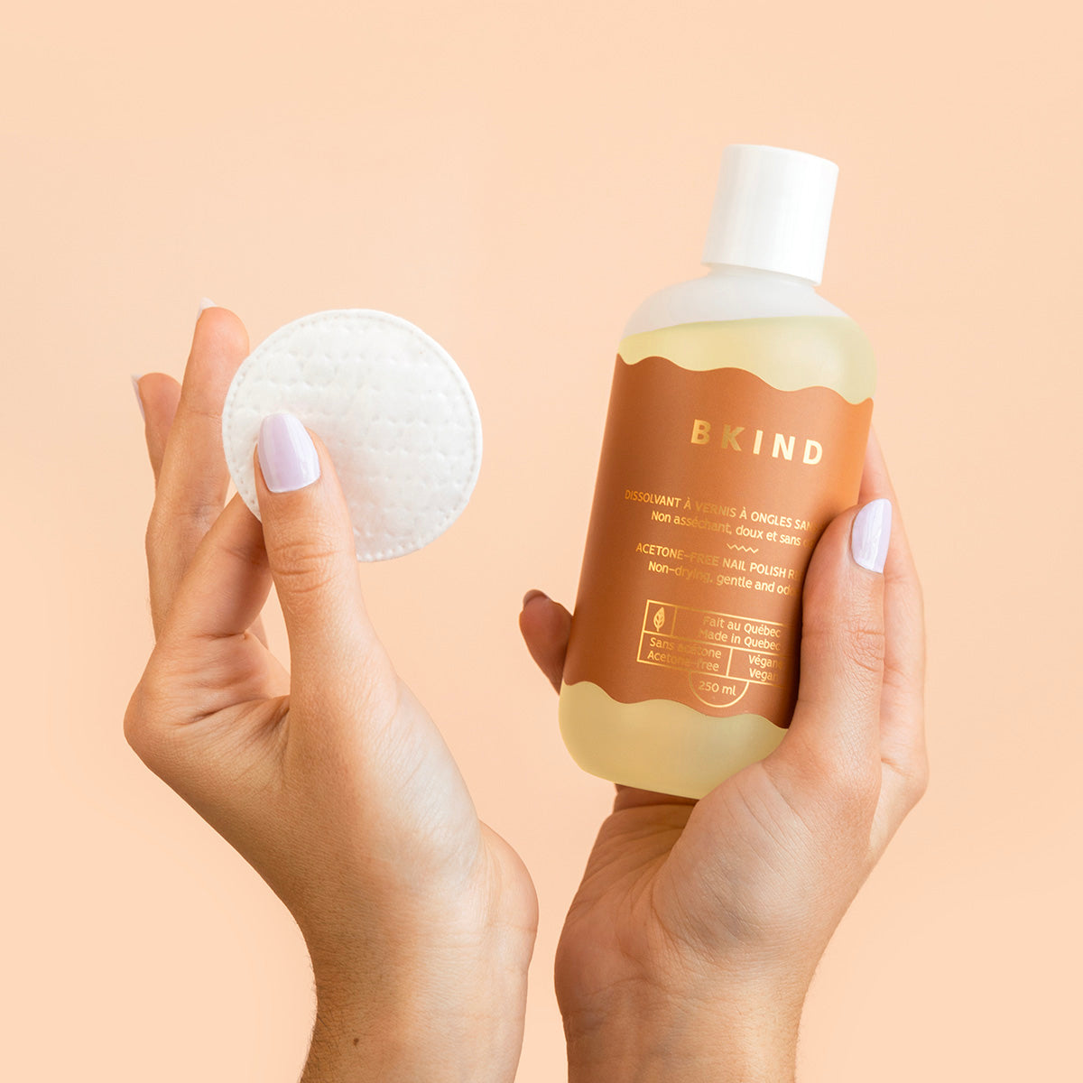 Acetone-Free Nail Polish Remover - Gentle & Effective for Natural Nails - Perfect for Home Manicures & Salon Use
