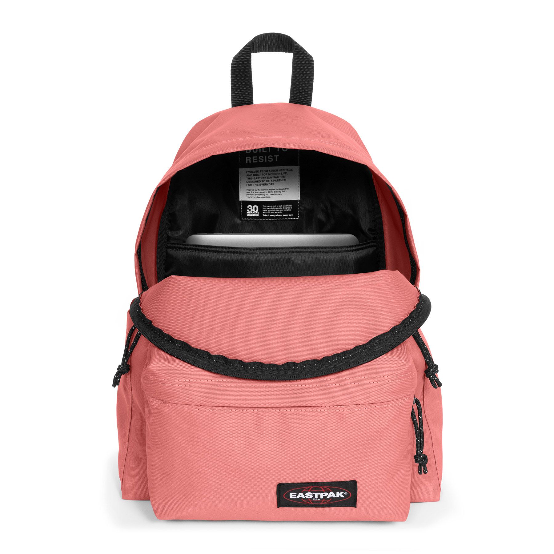Eastpak Day Pak'R Backpack - Lightweight Laptop Bag for School & Travel, Peach Pink - Perfect for College, Work & Everyday Use